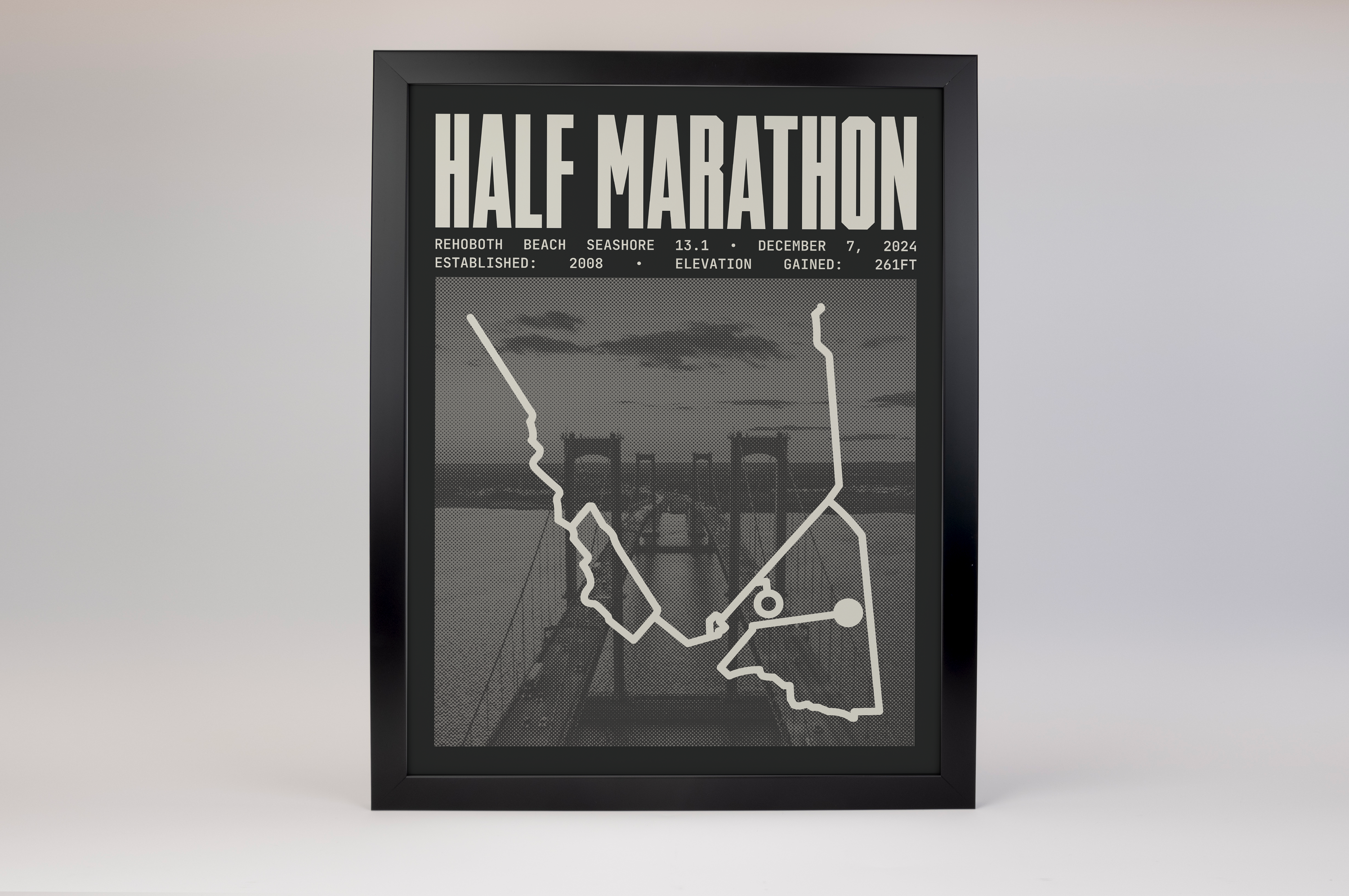 Rehoboth Beach Seashore Half-Marathon Poster