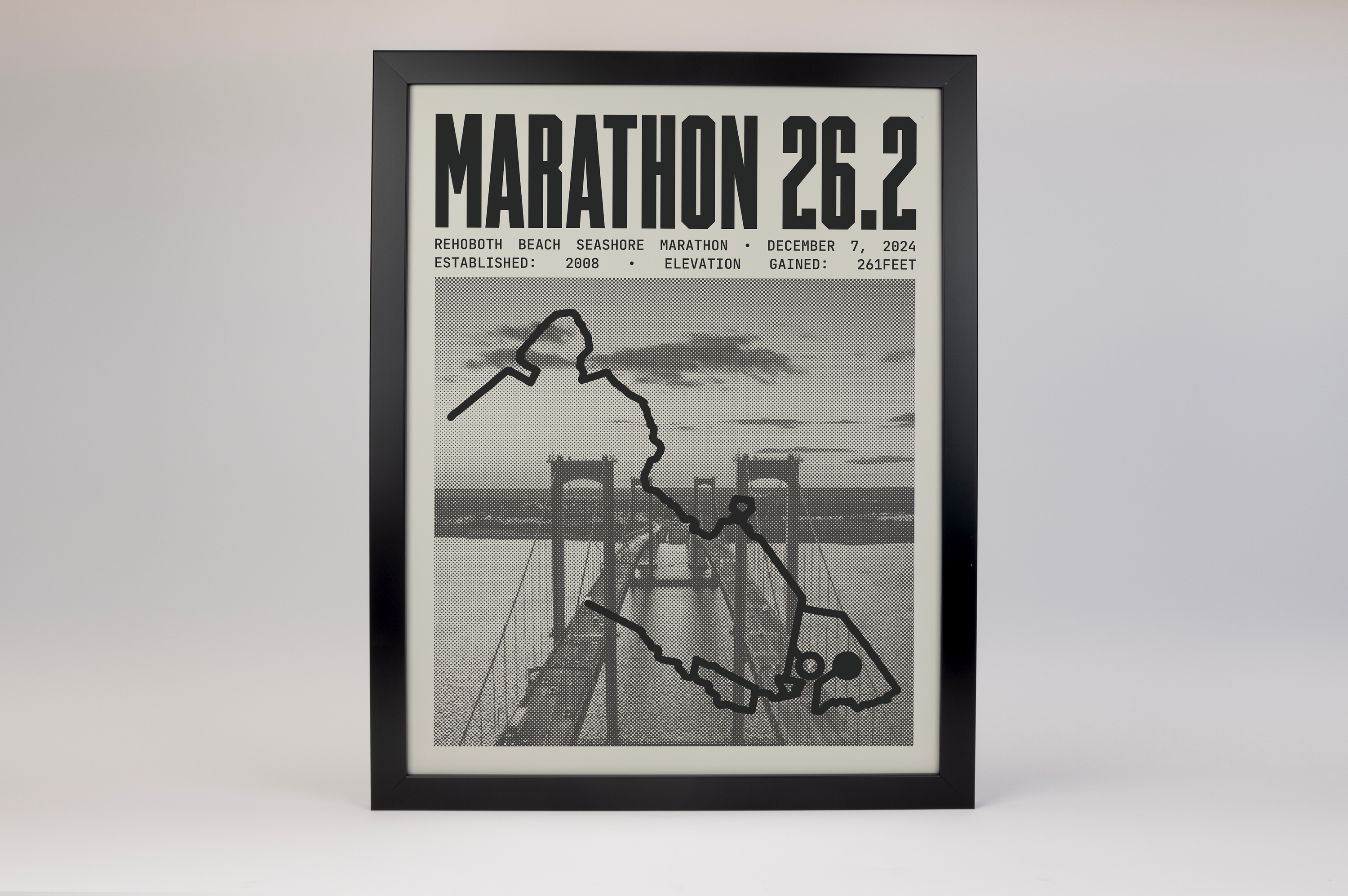 Rehoboth Beach Seashore Marathon Poster