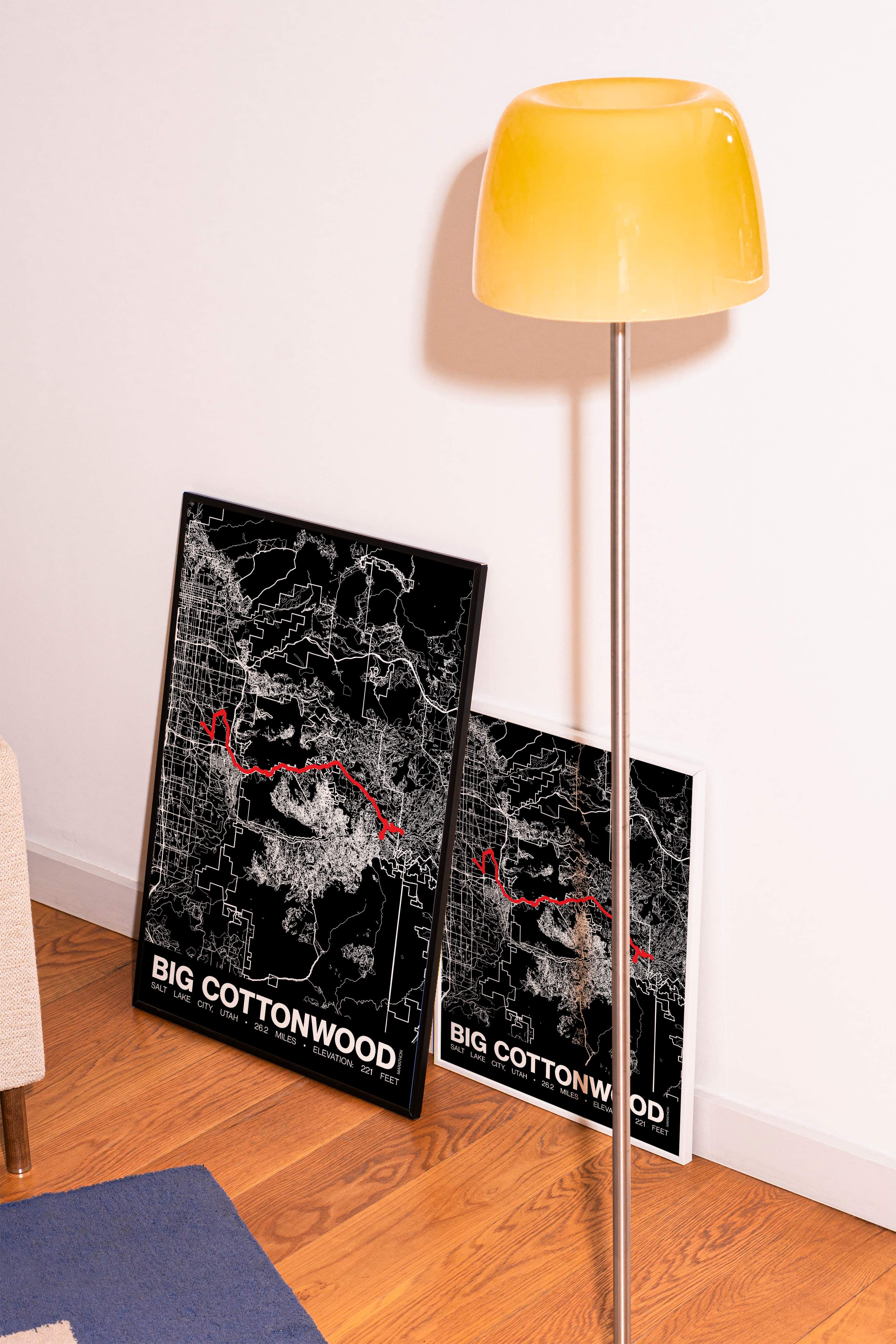 Revel Big Cottonwood Marathon Poster - Grid Style