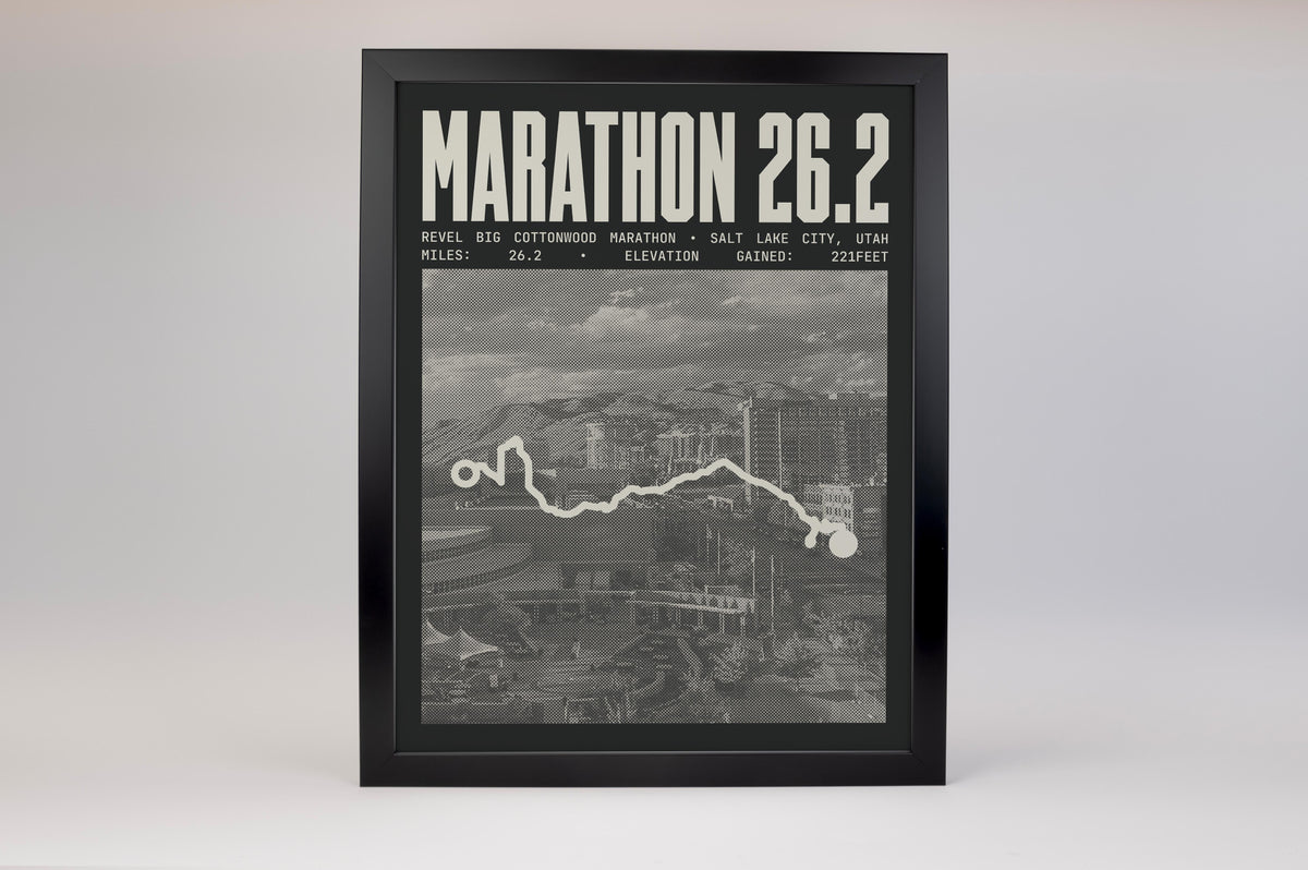 Revel Big Cottonwood Marathon Poster