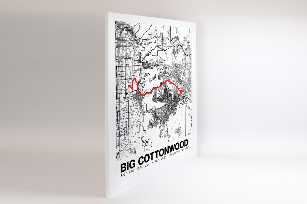 Revel Big Cottonwood Marathon Poster - Grid Style
