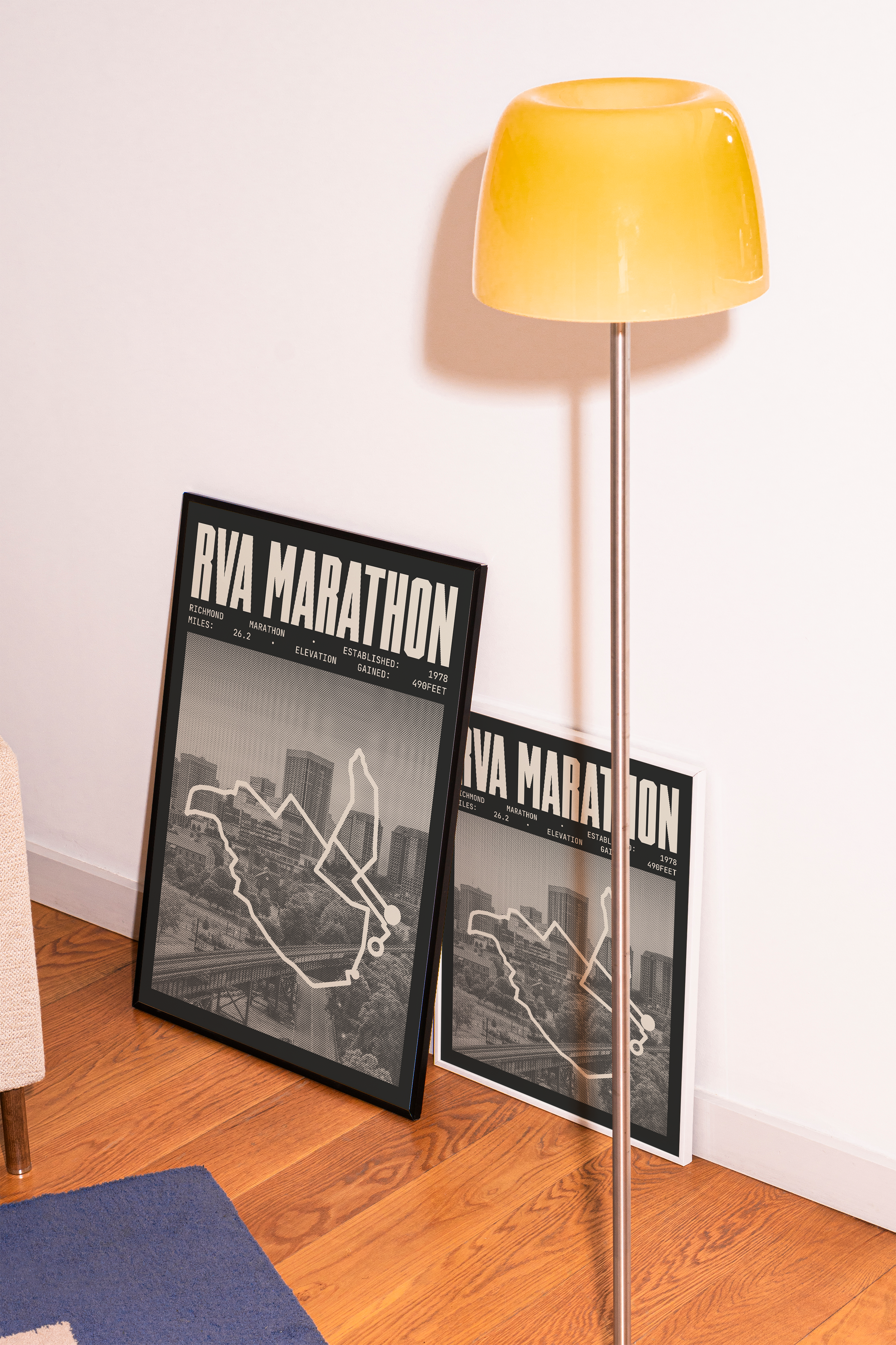 Richmond RVA Marathon Poster V2 - ABBR Style
