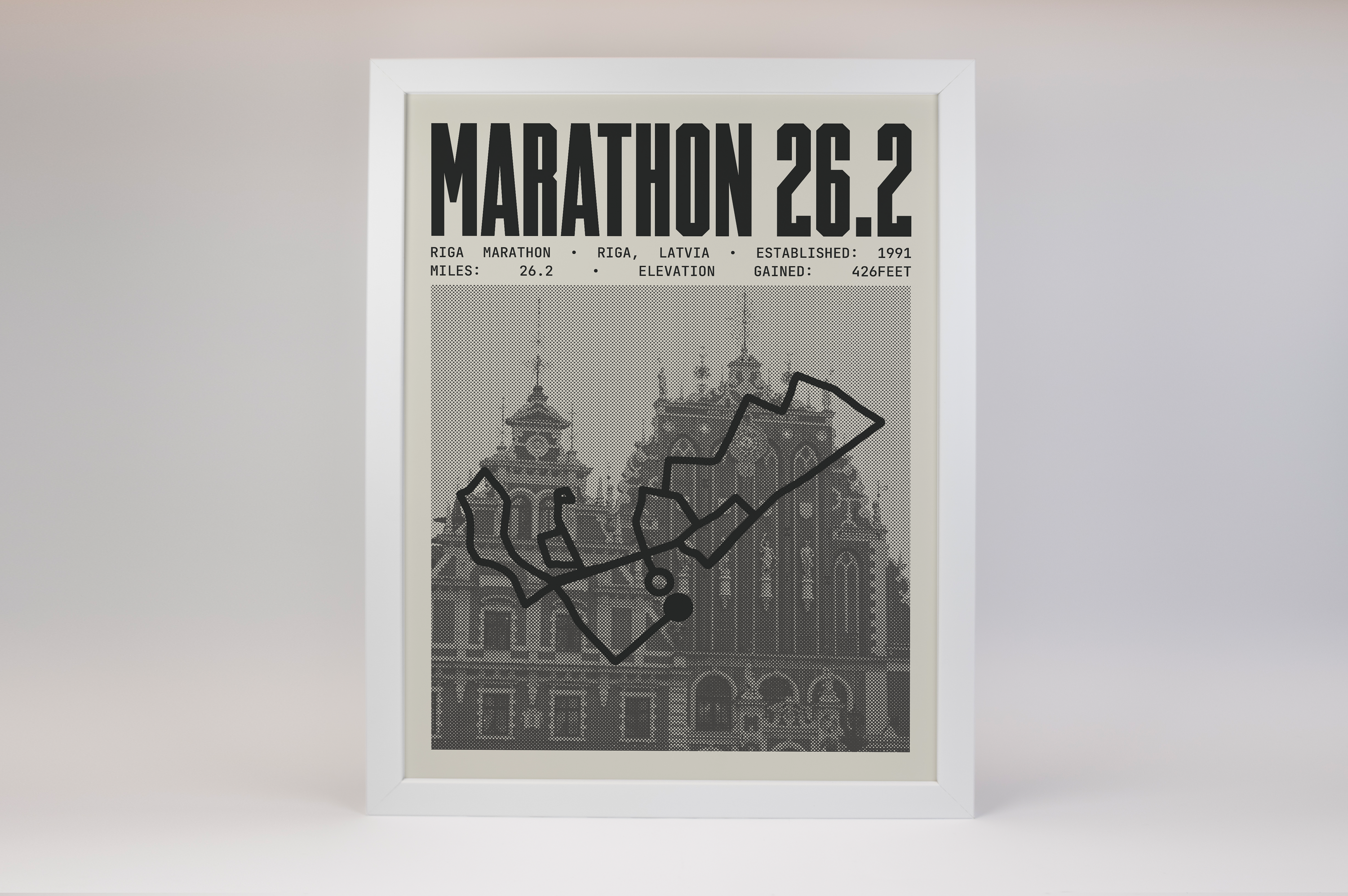 Riga Marathon Poster
