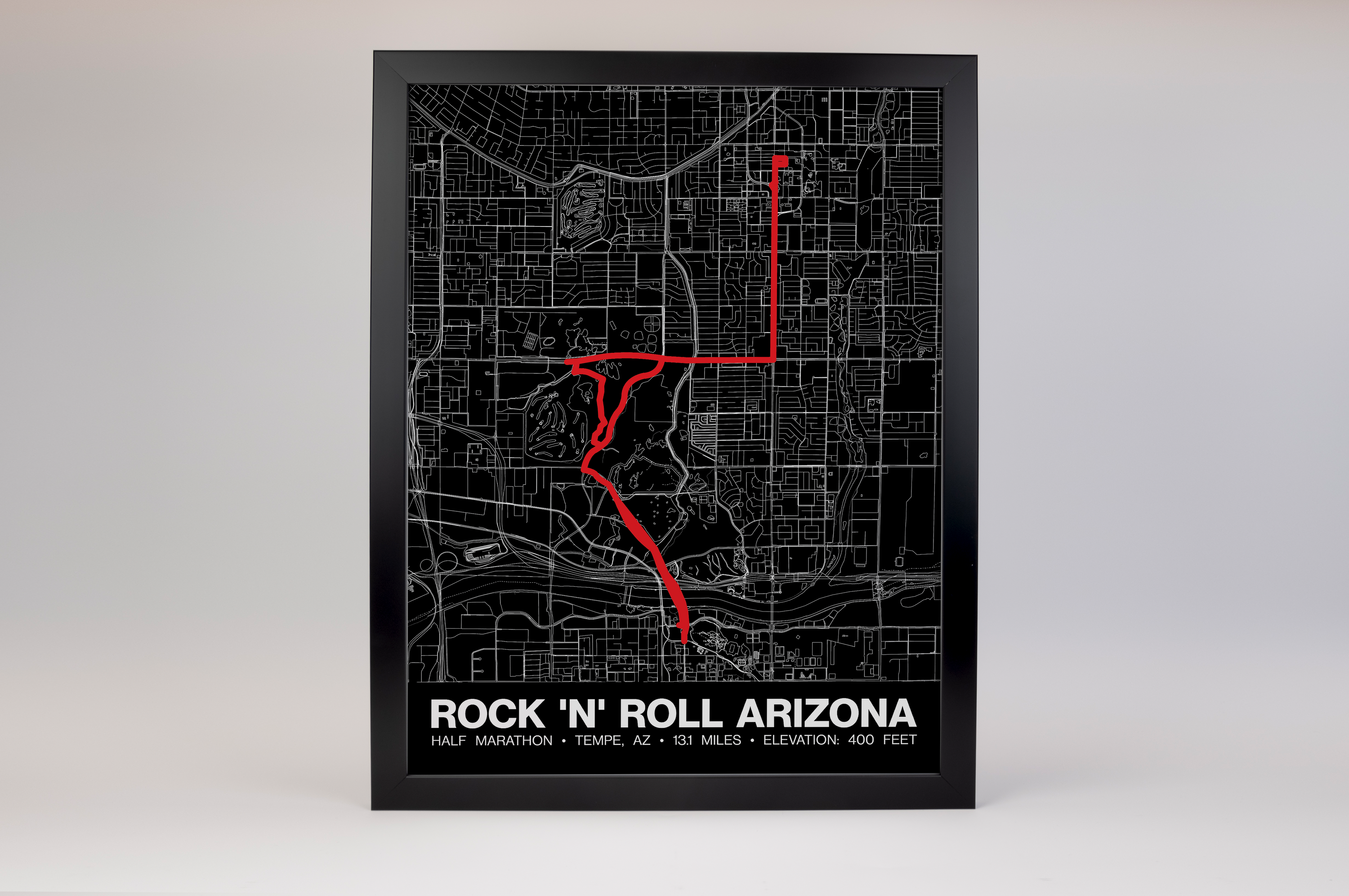 Rock N Roll Arizona Half Marathon Poster - Grid Style