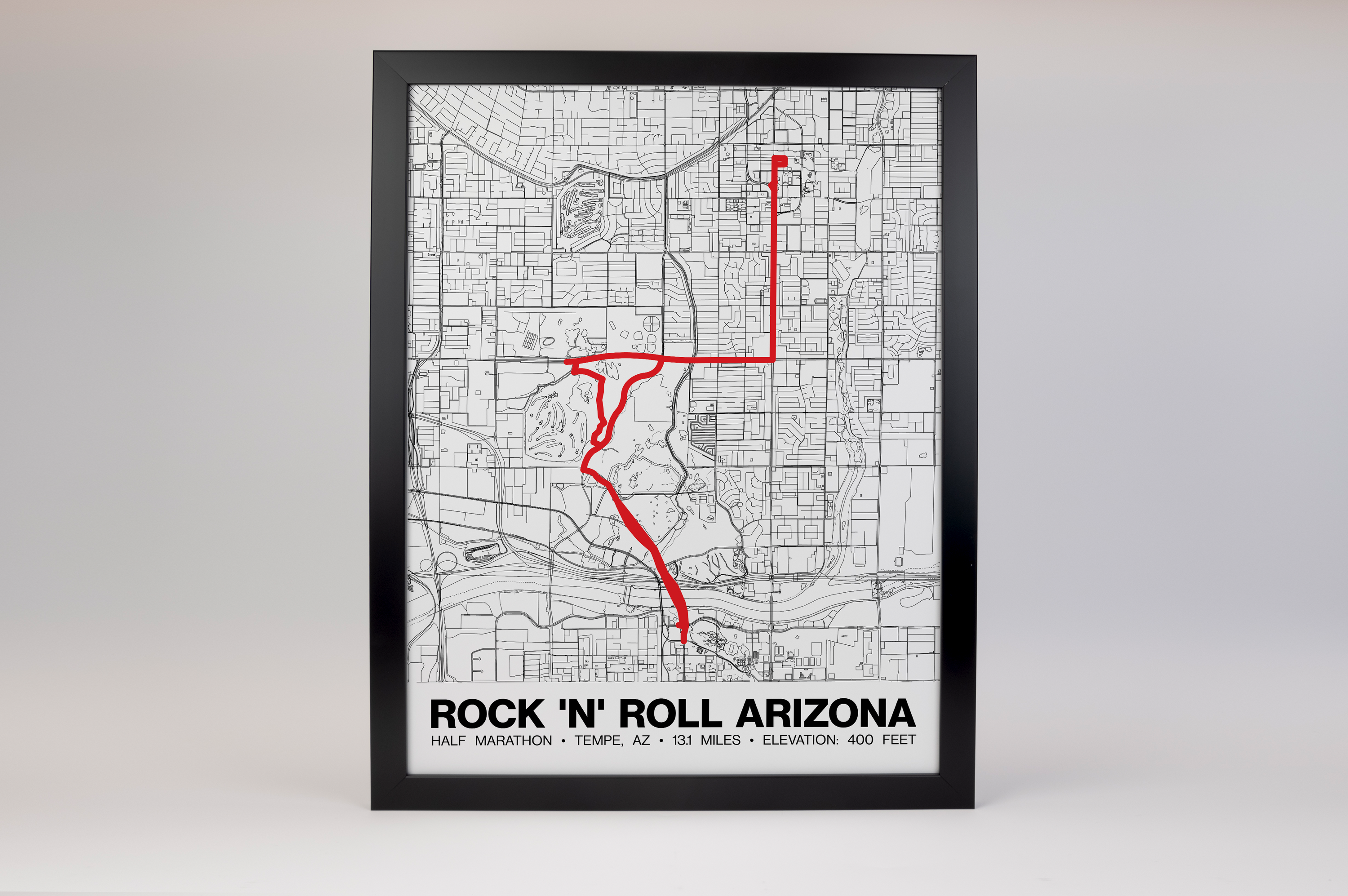 Rock N Roll Arizona Half Marathon Poster - Grid Style