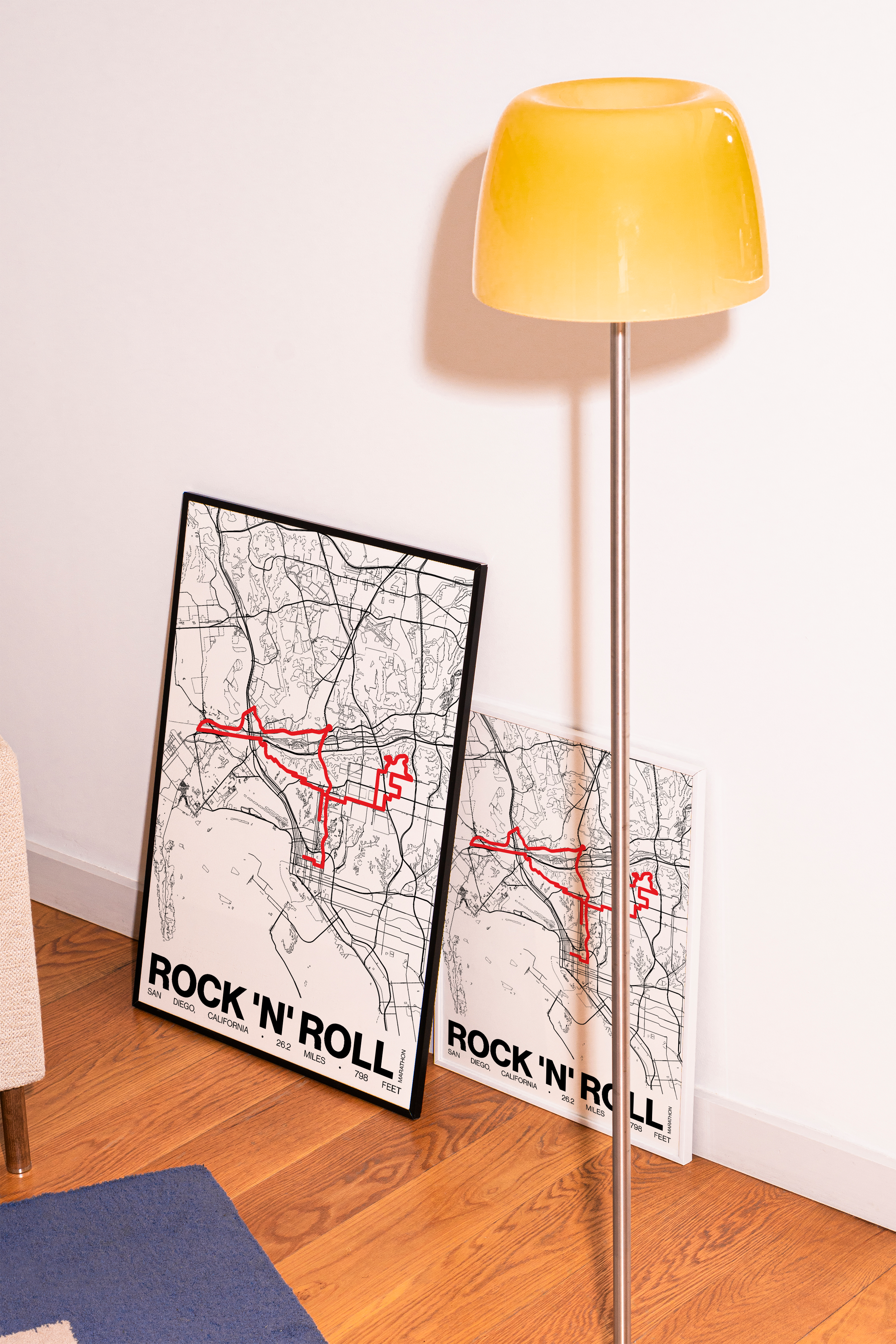 Rock 'n' Roll Las Vegas Marathon Poster - Grid Style