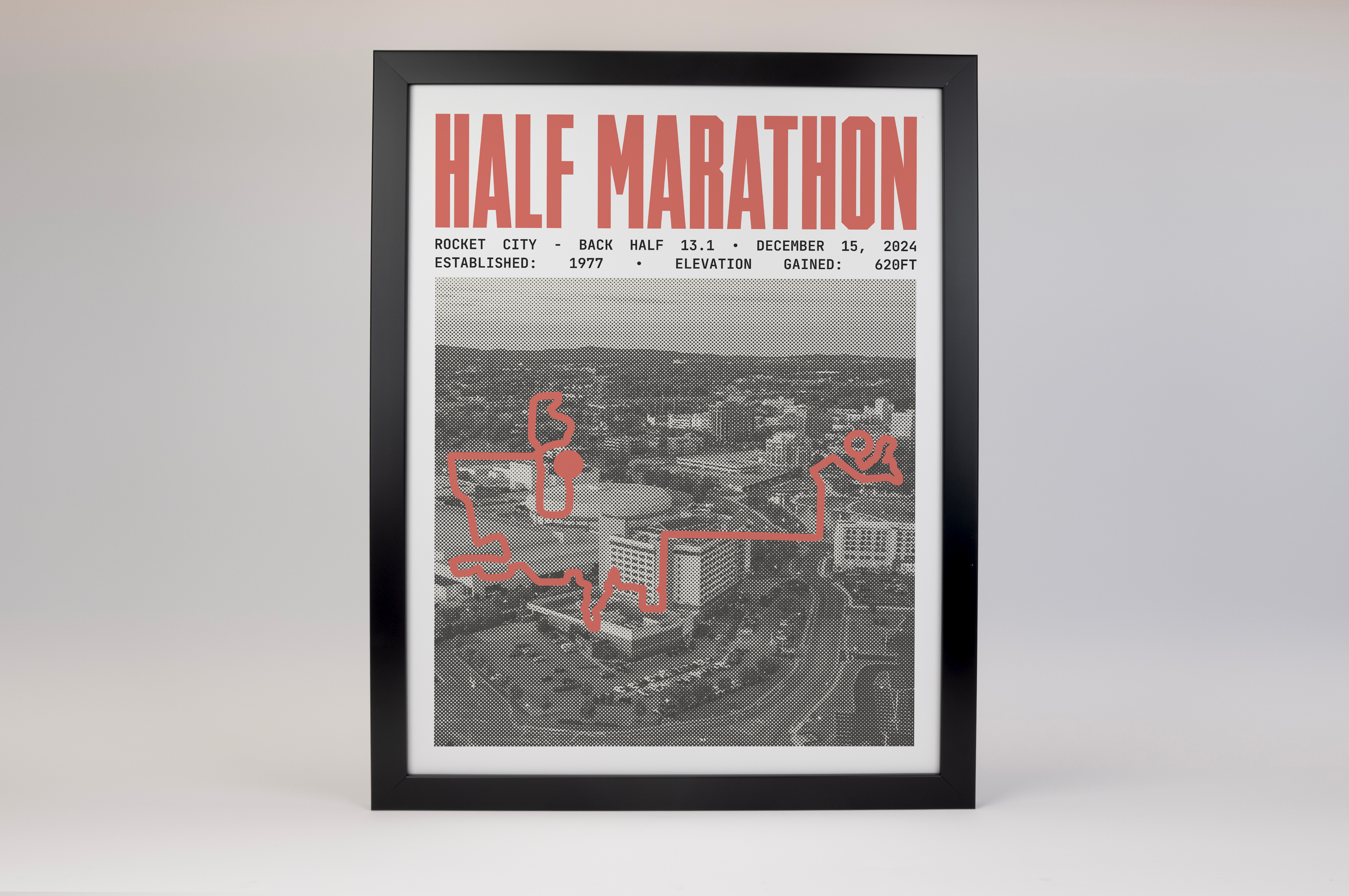 Rocket City Half-Marathon - Back Half Poster