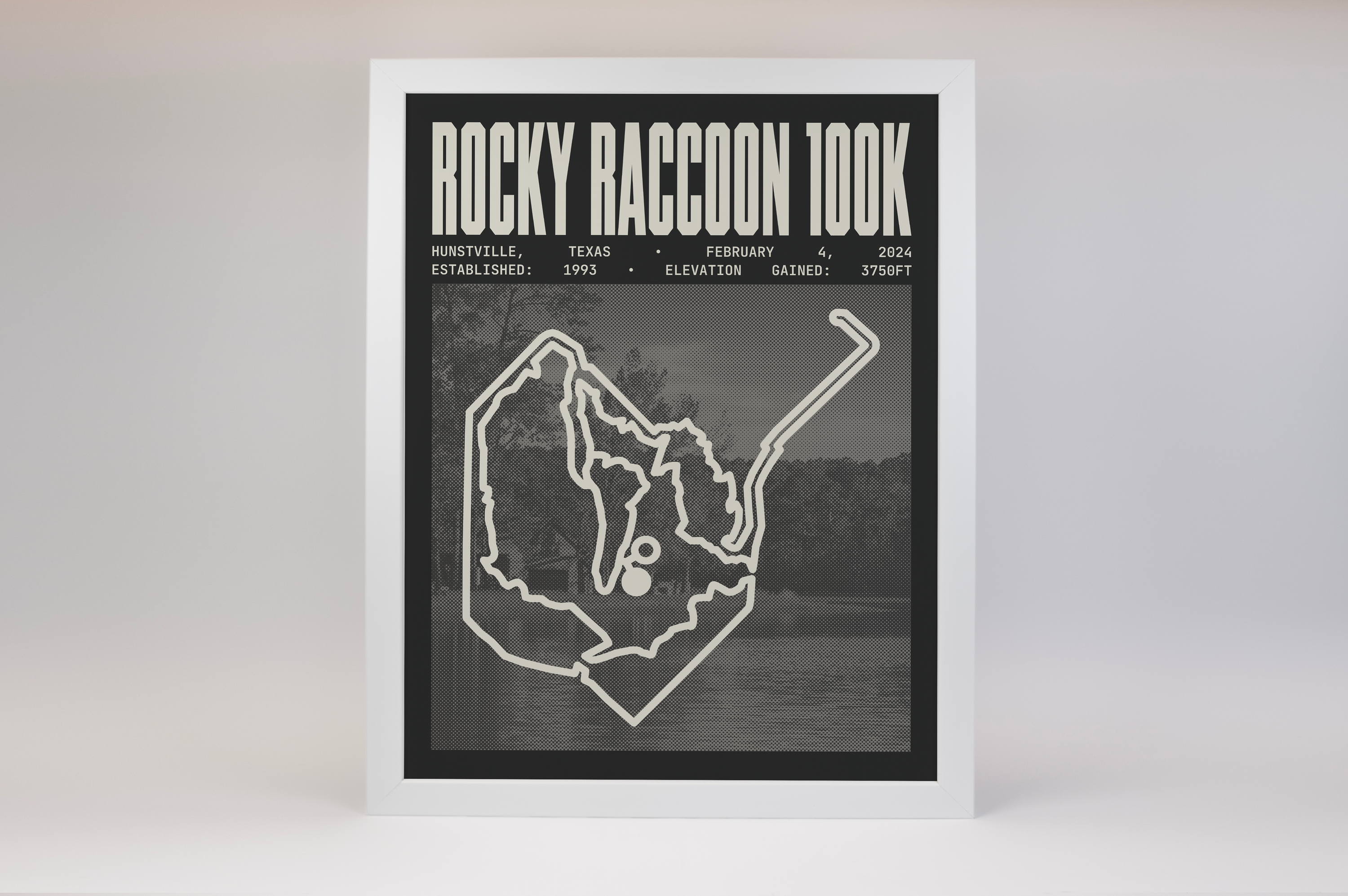 Rocky Raccoon 100K Endurance Run Poster