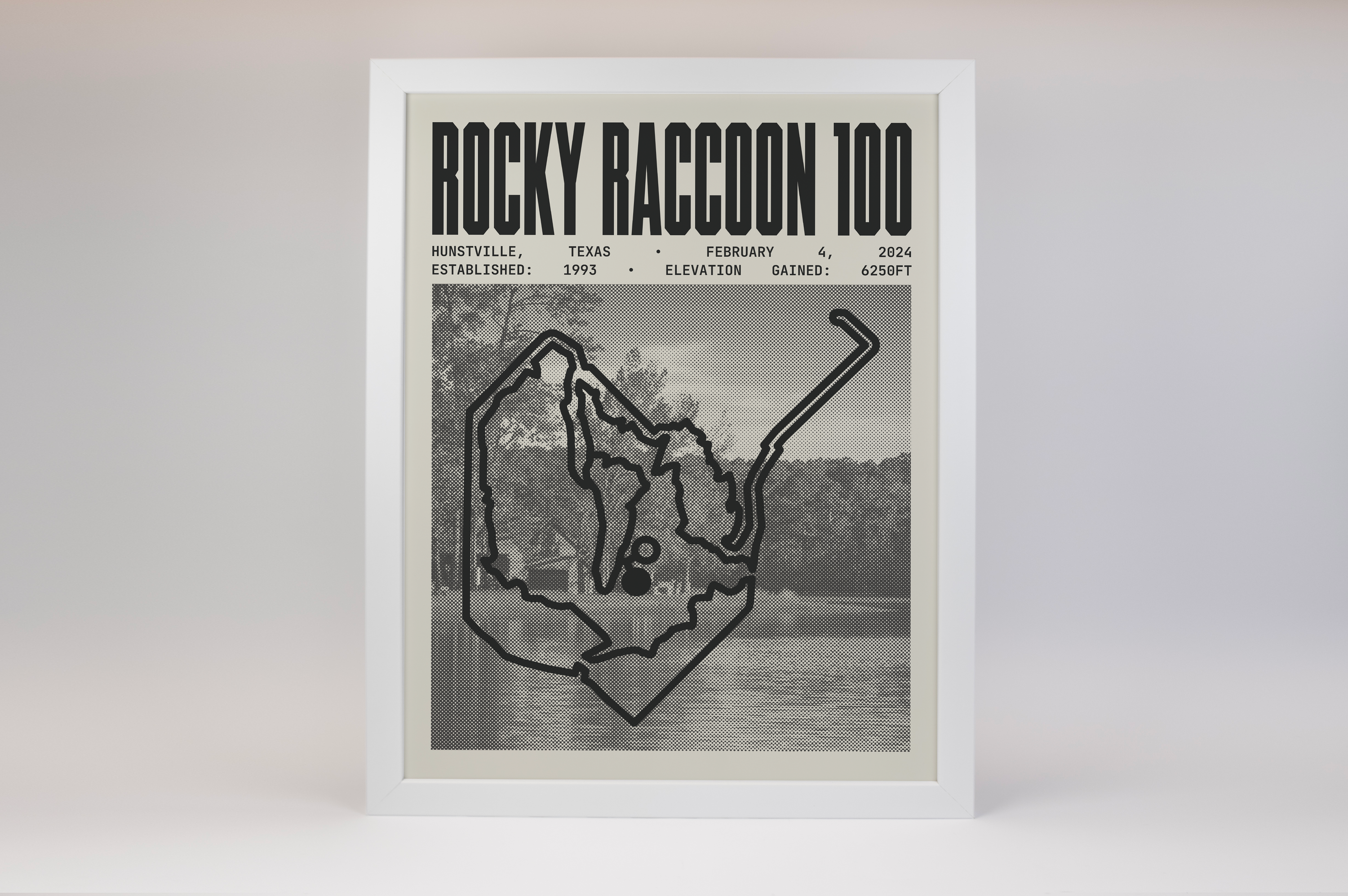 Rocky Raccoon 100 Mile Endurance Run Poster