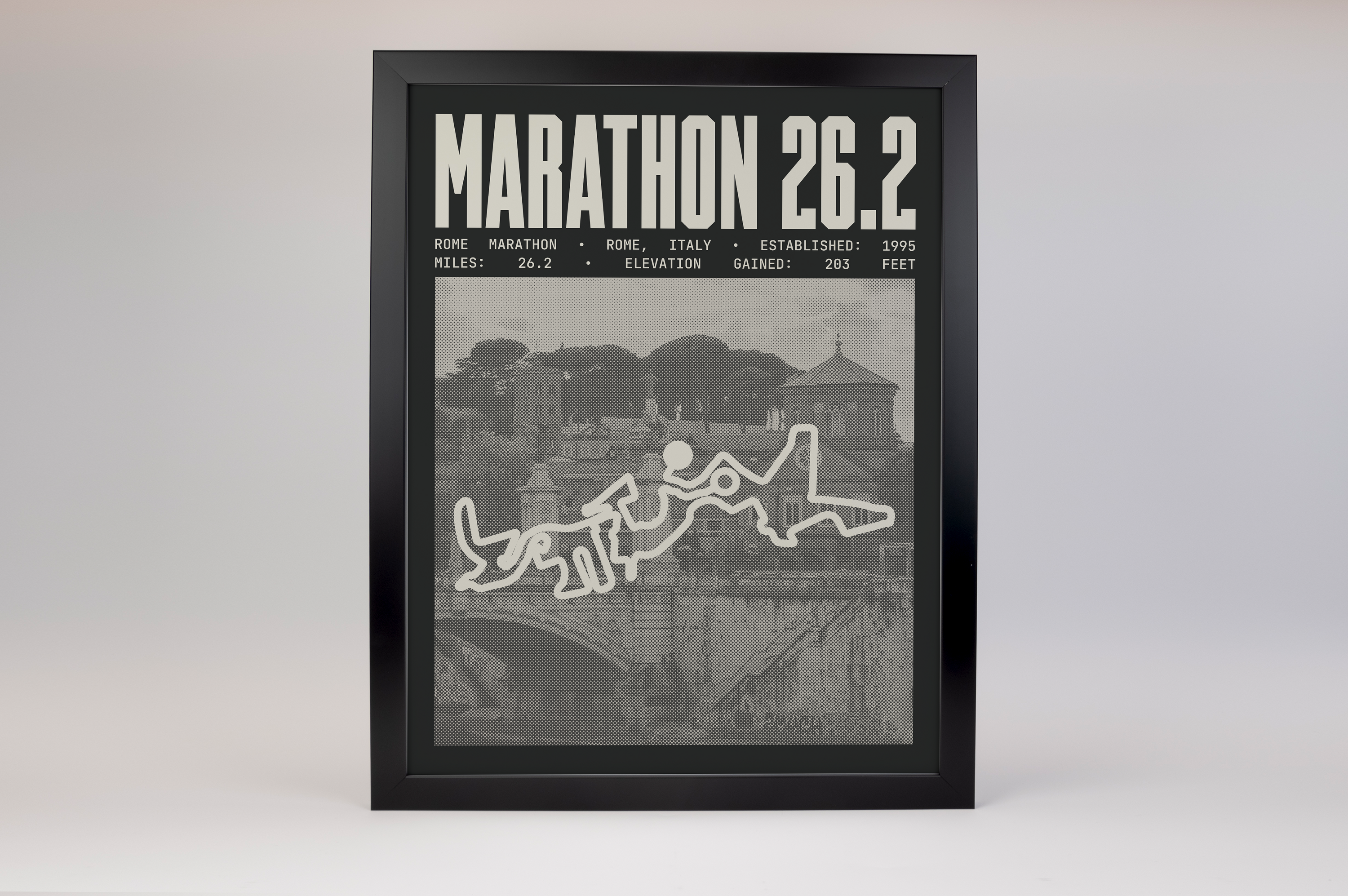 Rome Marathon Poster