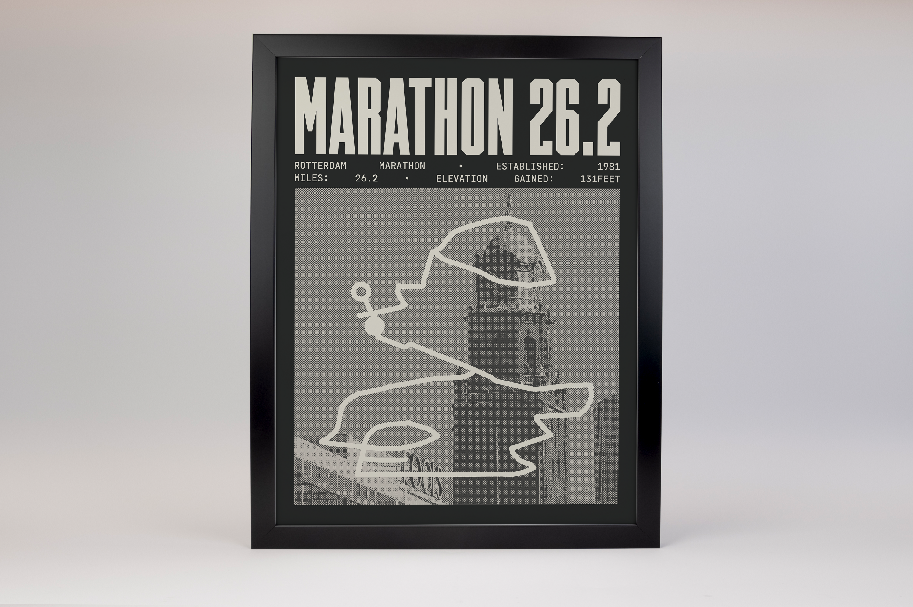 Rotterdam Marathon Poster
