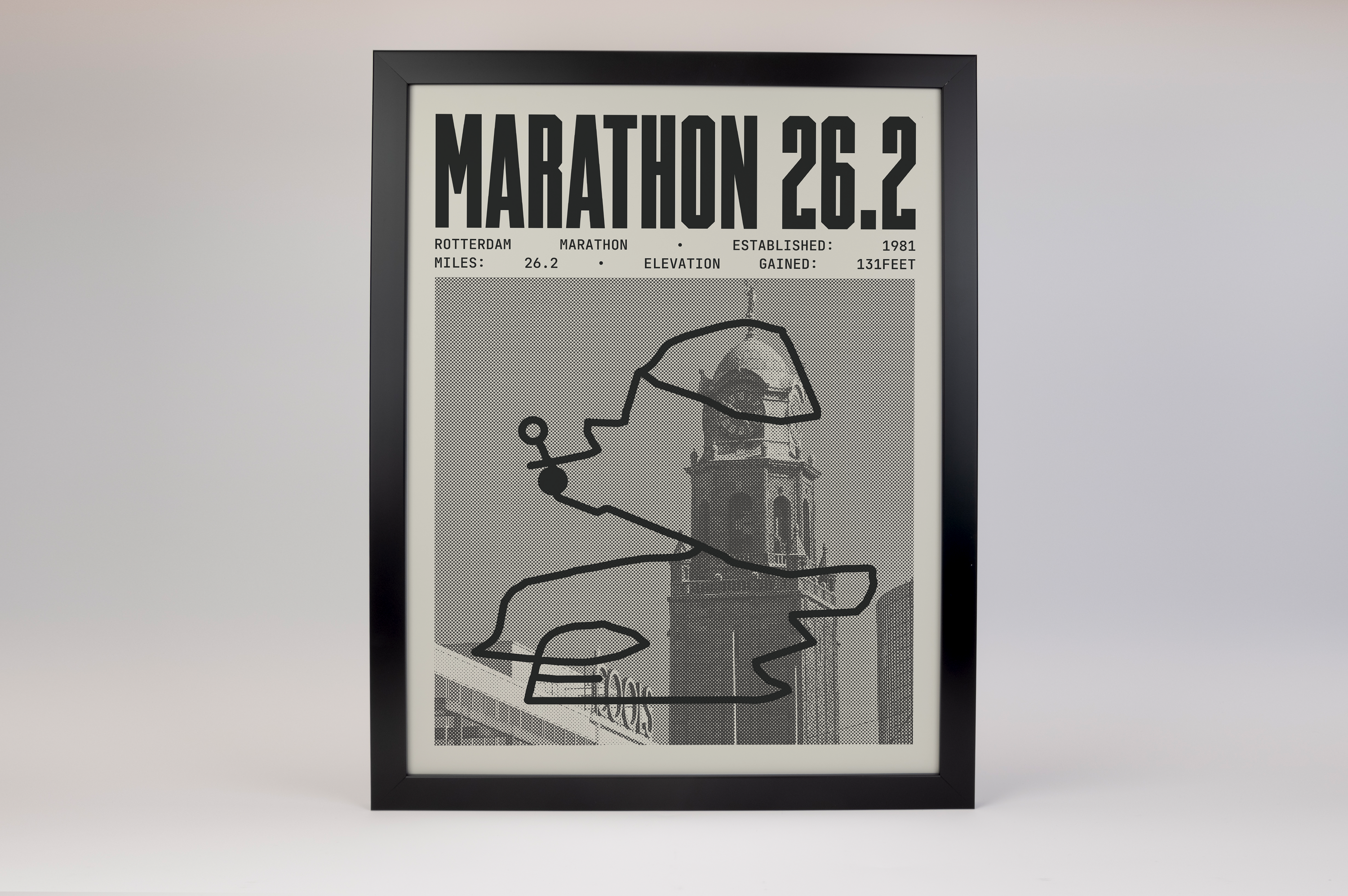 Rotterdam Marathon Poster