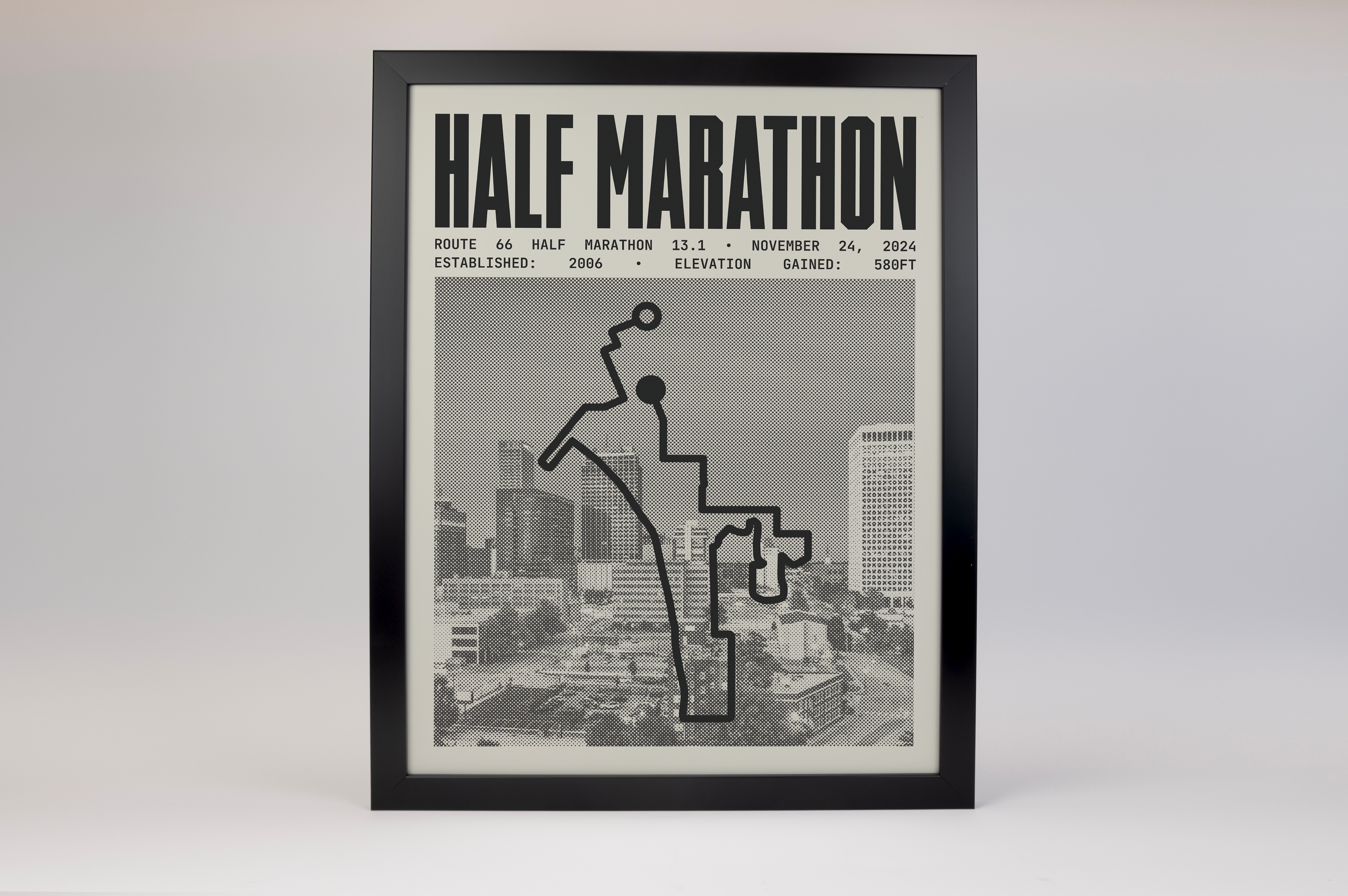 Route 66 Half-Marathon Poster