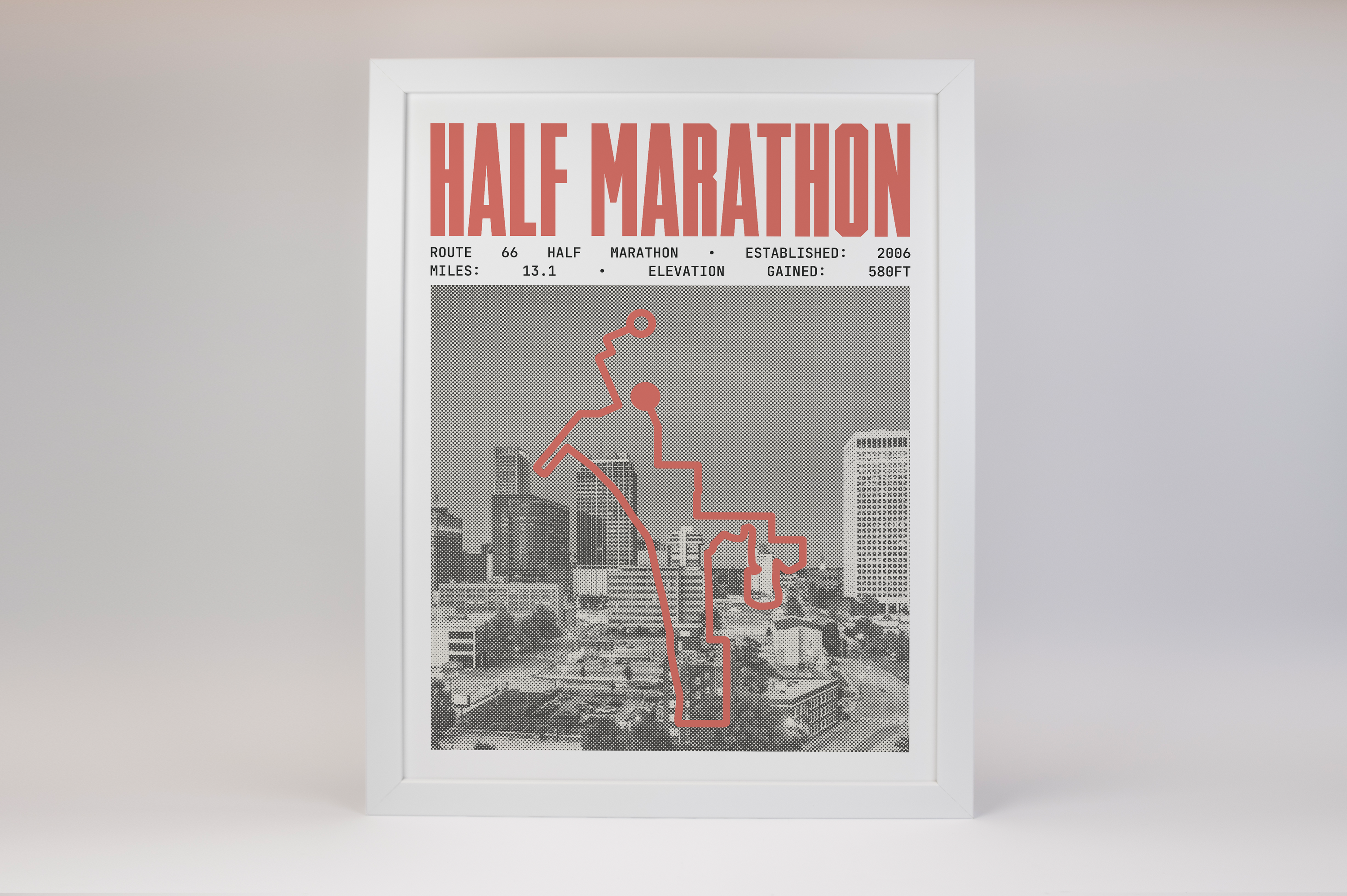 Route 66 Half-Marathon Poster