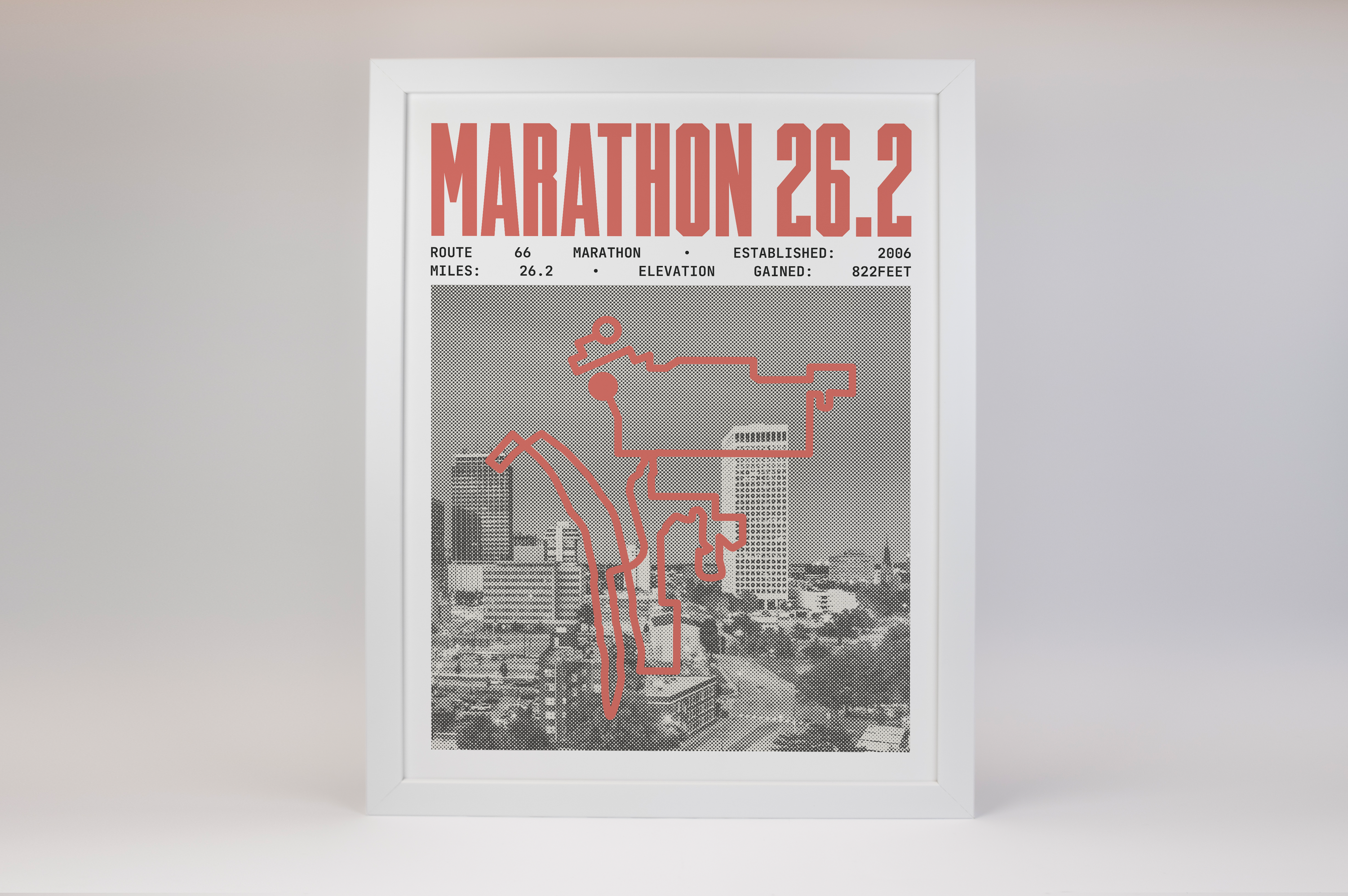 Route 66 Marathon Poster