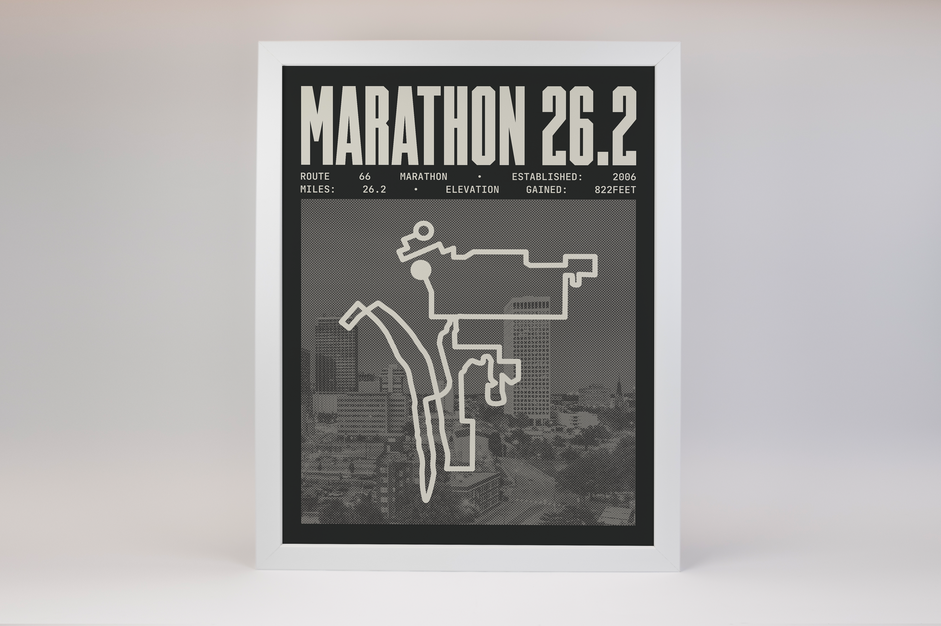 Route 66 Marathon Poster