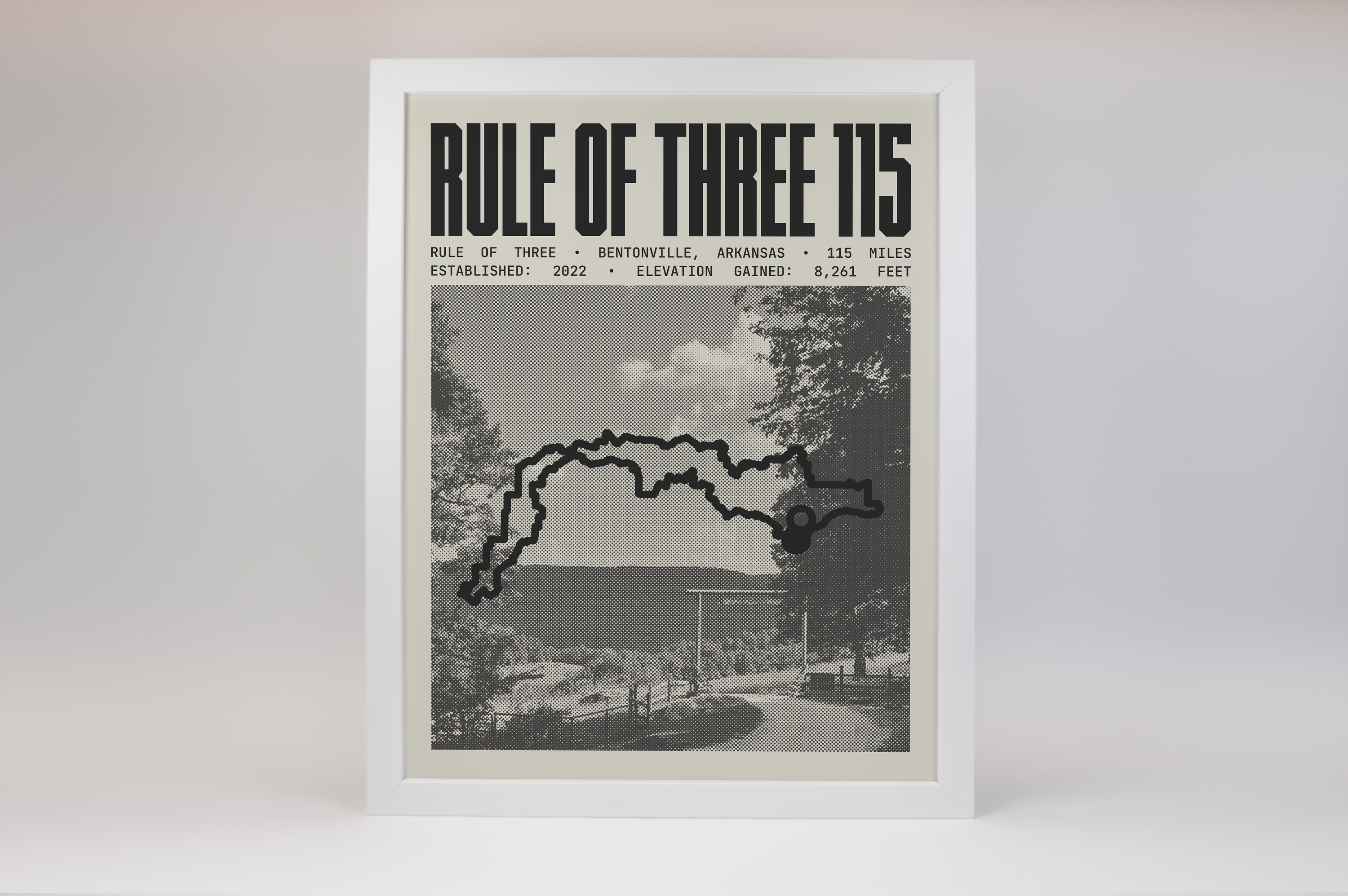 Rule of Three - 115 Mile Poster