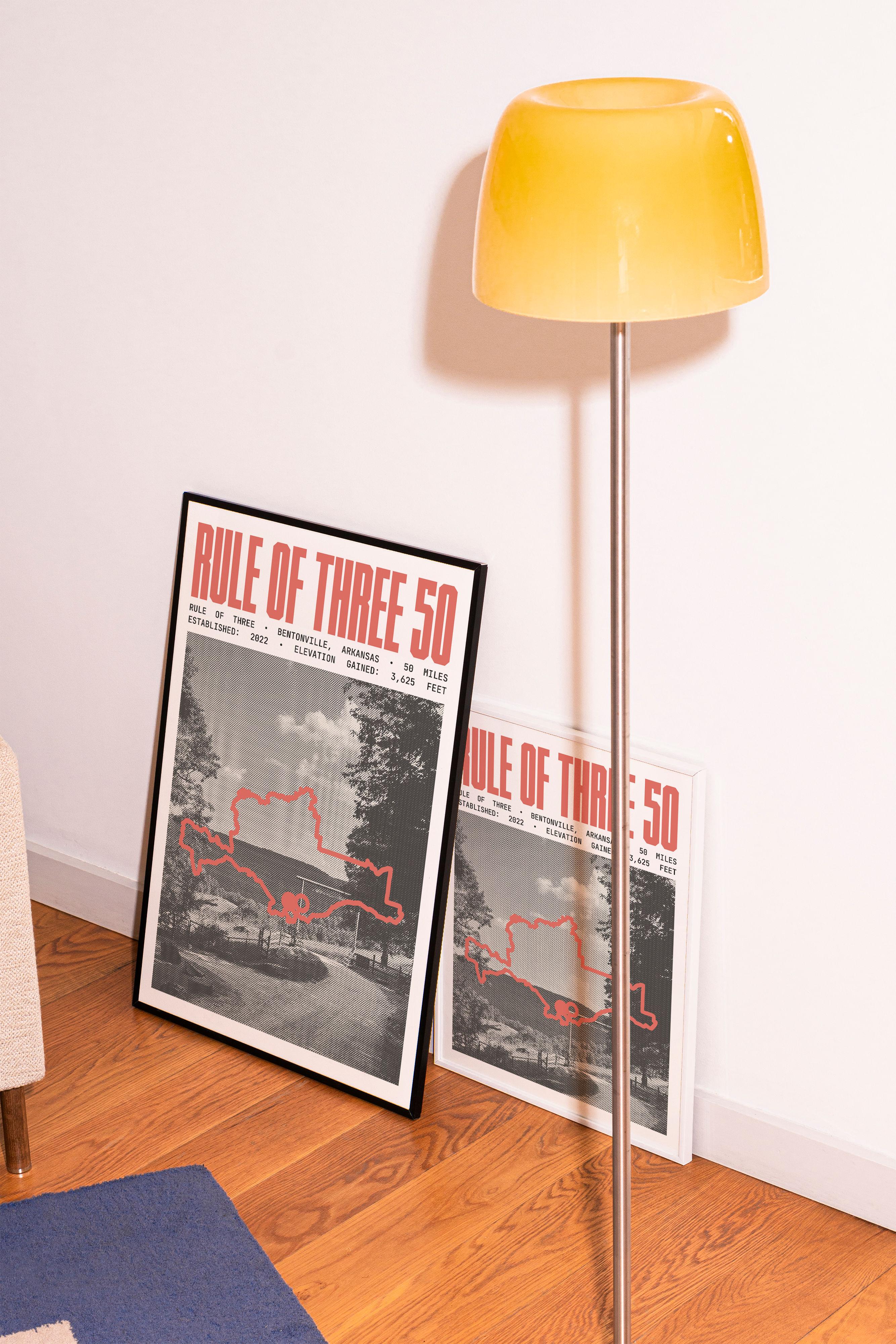 Rule of Three - 50 Mile Poster