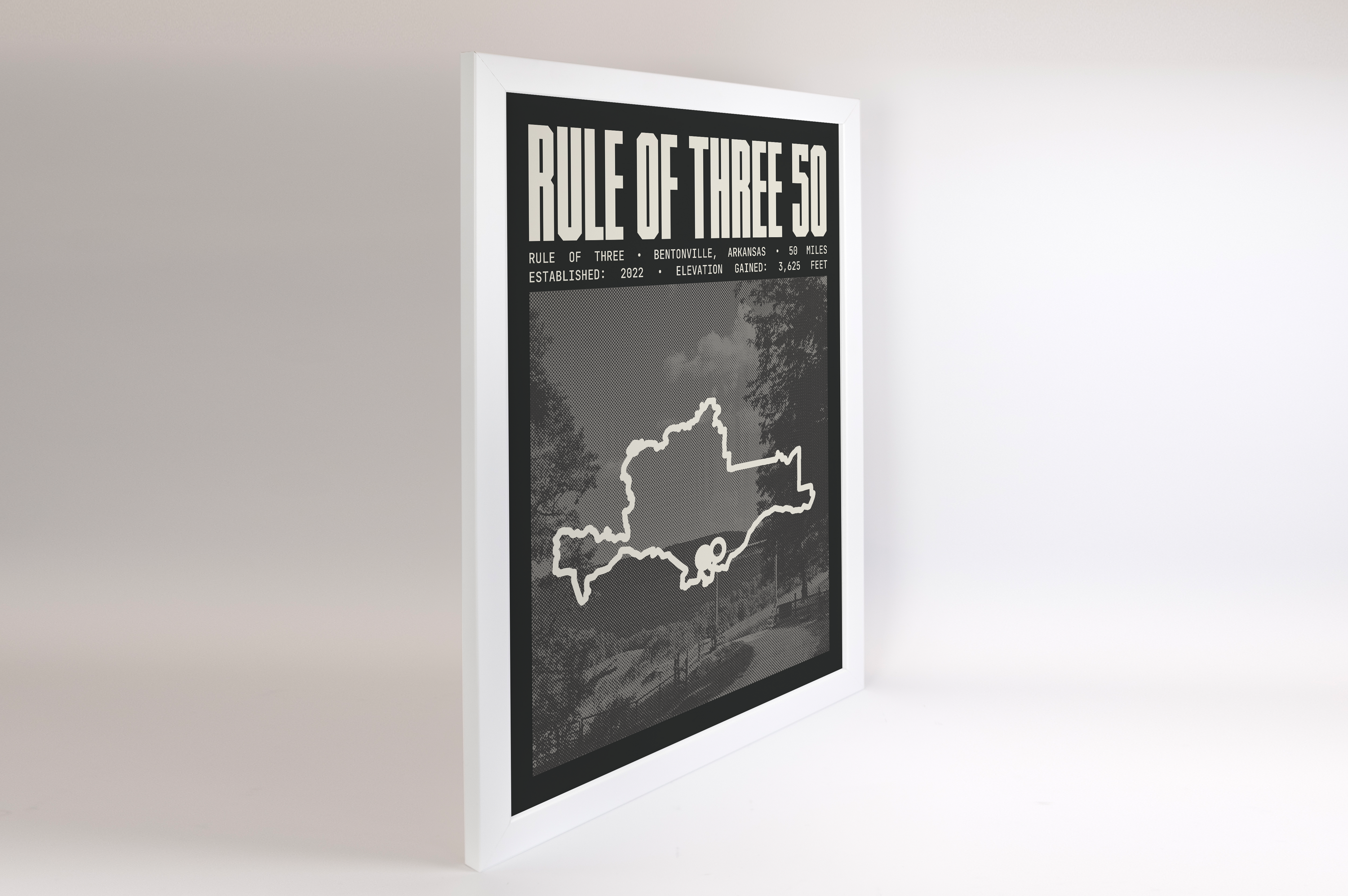 Rule of Three - 50 Mile Poster