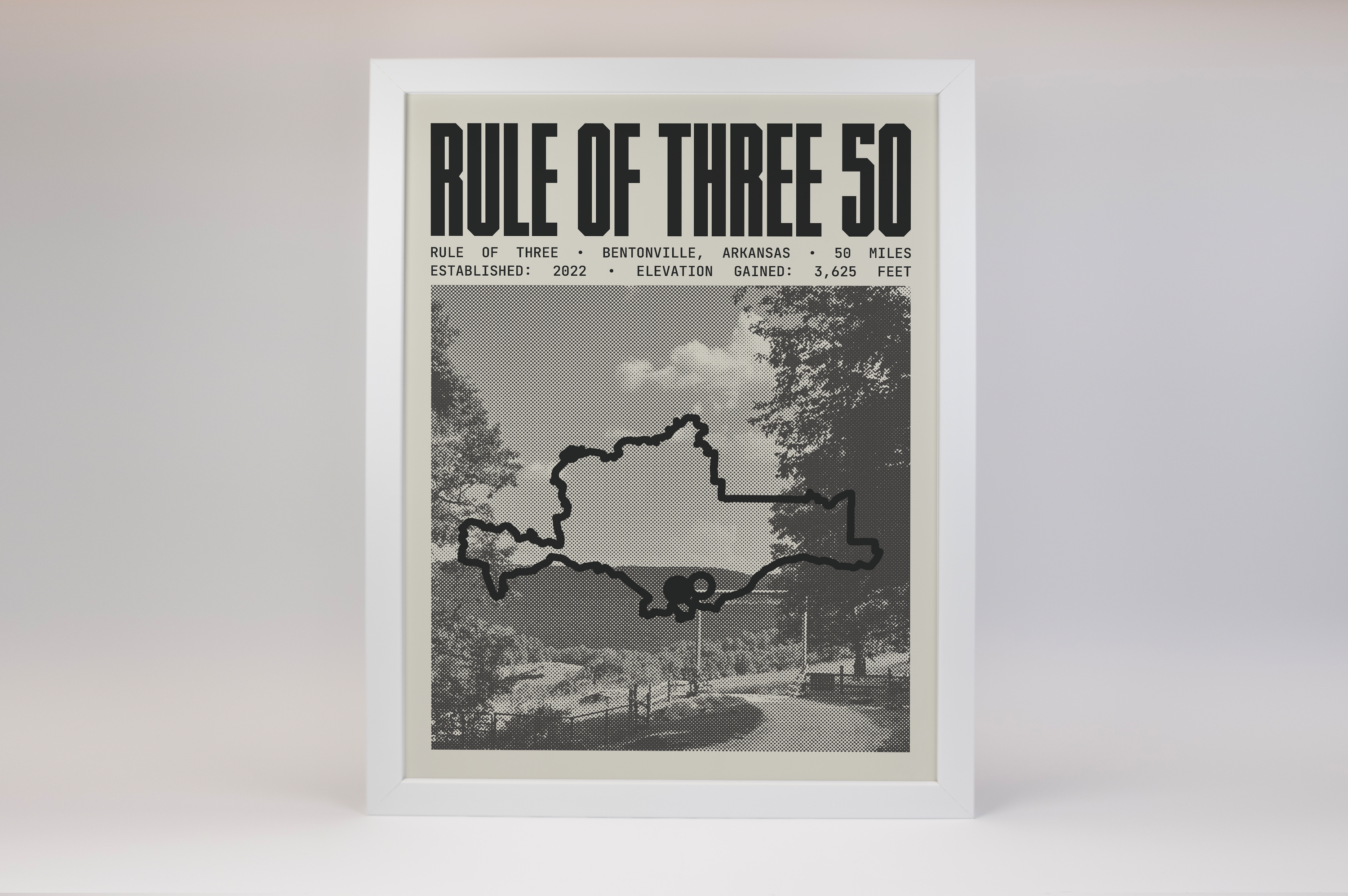 Rule of Three - 50 Mile Poster