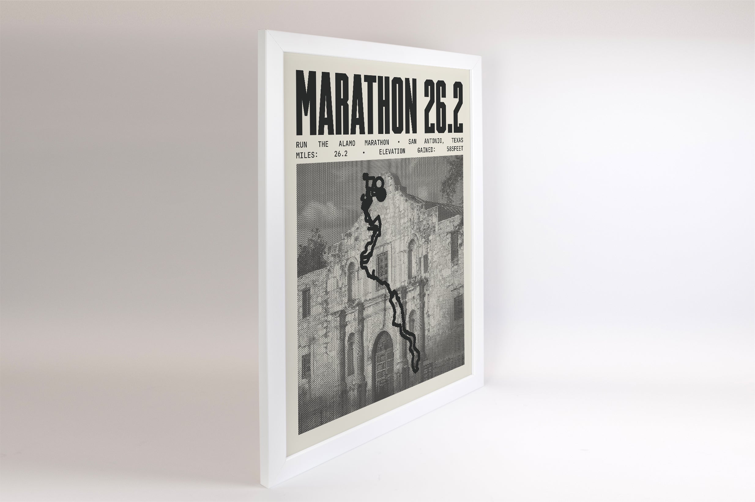 Run The Alamo Marathon Poster