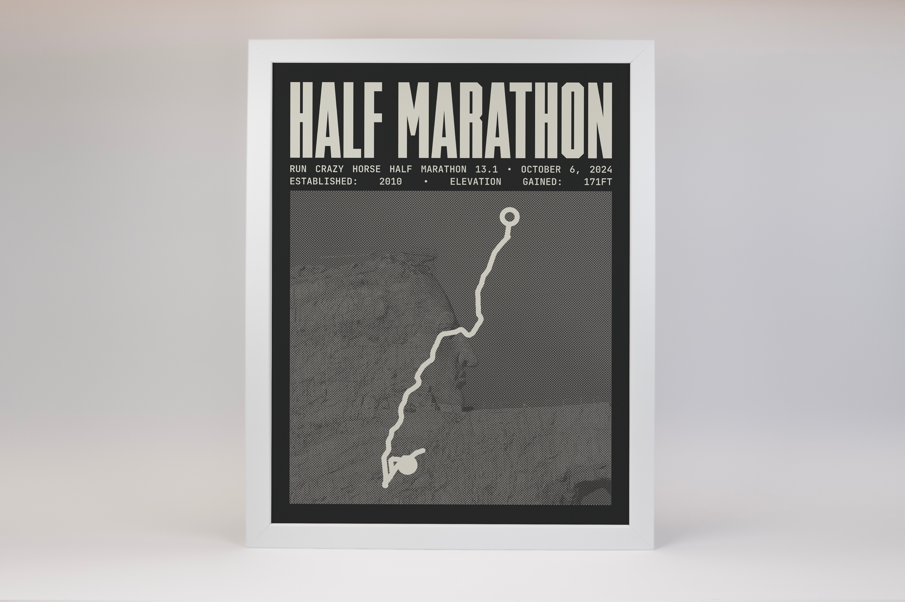 Run Crazy Horse Half-Marathon Poster