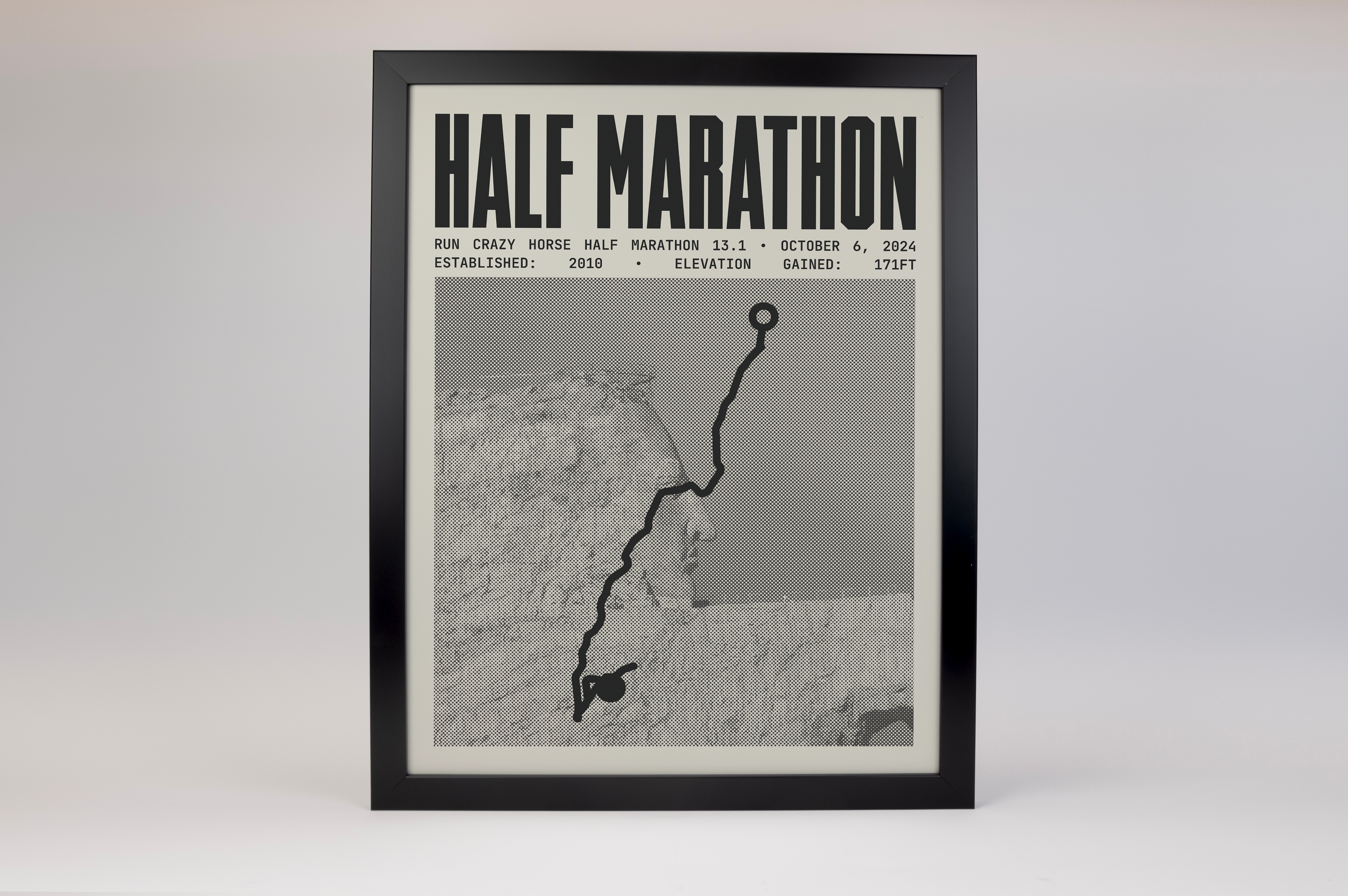 Run Crazy Horse Half-Marathon Poster