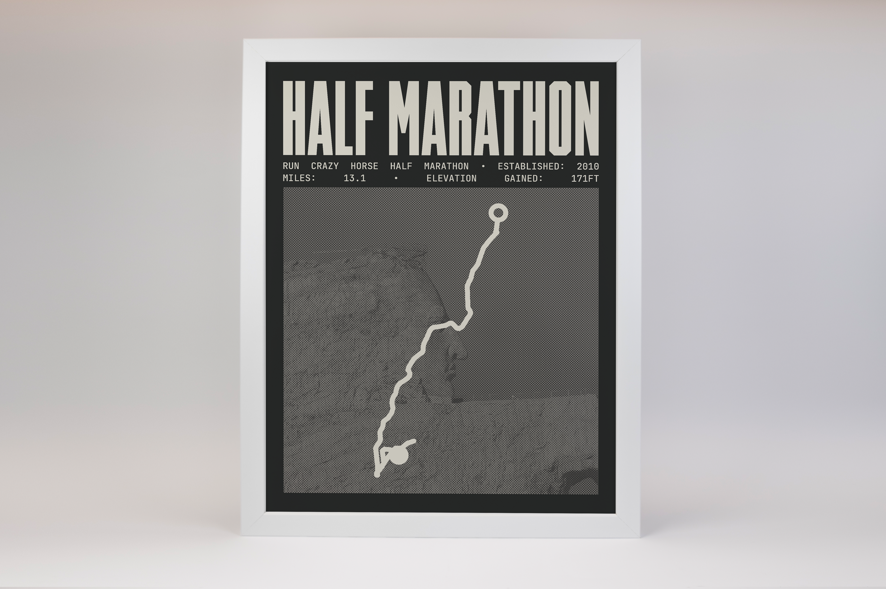 Run Crazy Horse Half-Marathon Poster