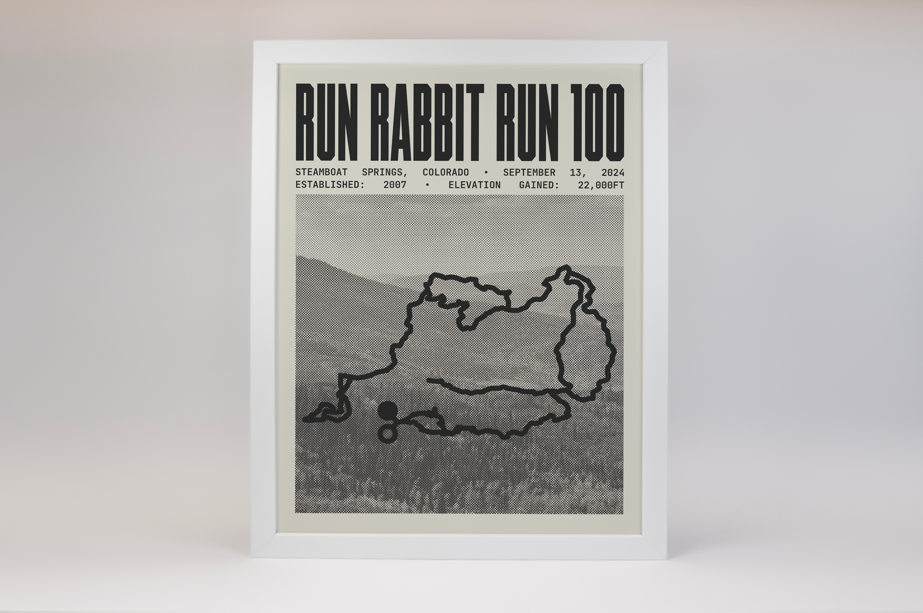 Run Rabbit Run 100 Endurance Run Poster