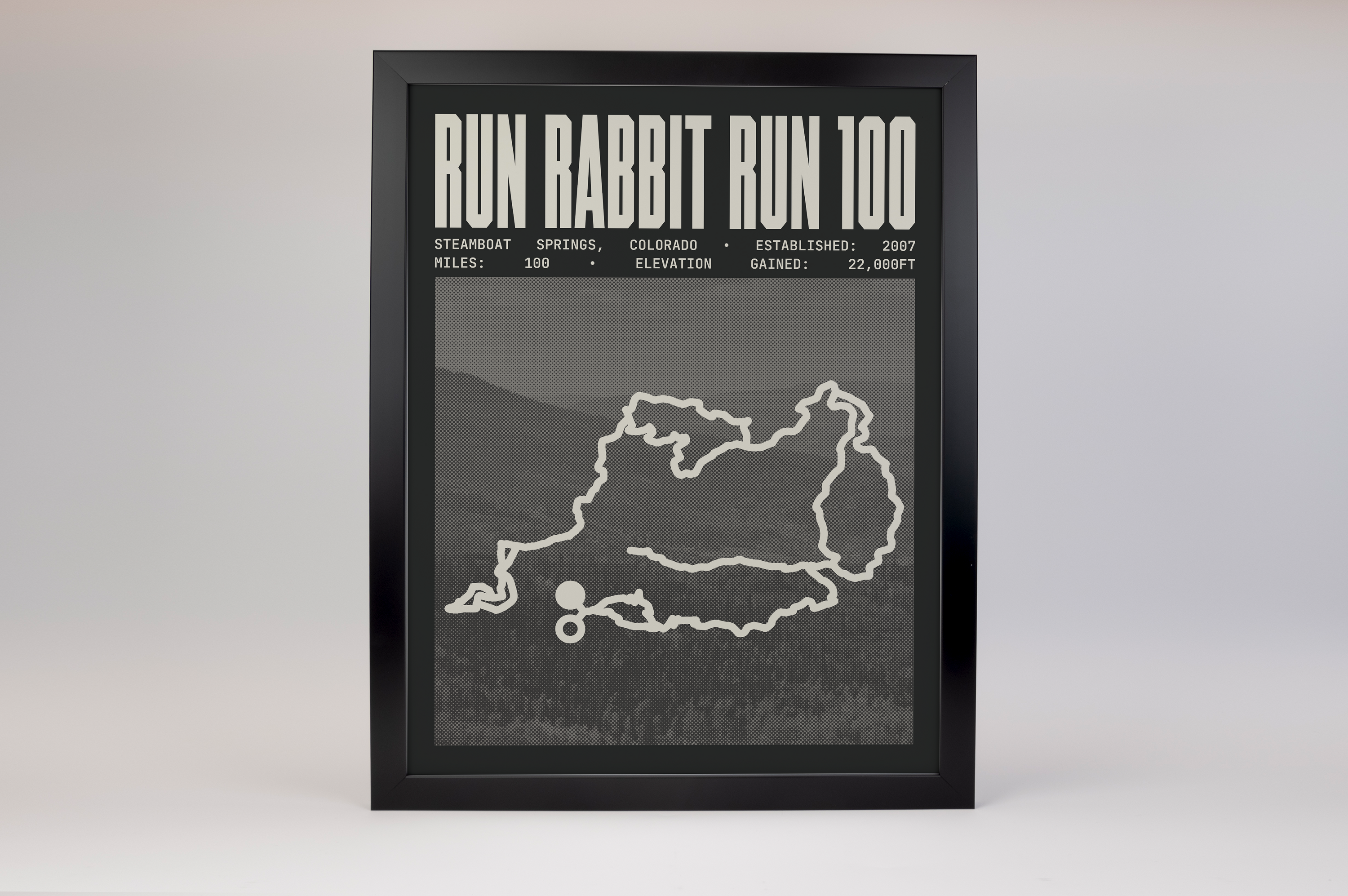 Run Rabbit Run 100 Endurance Run Poster