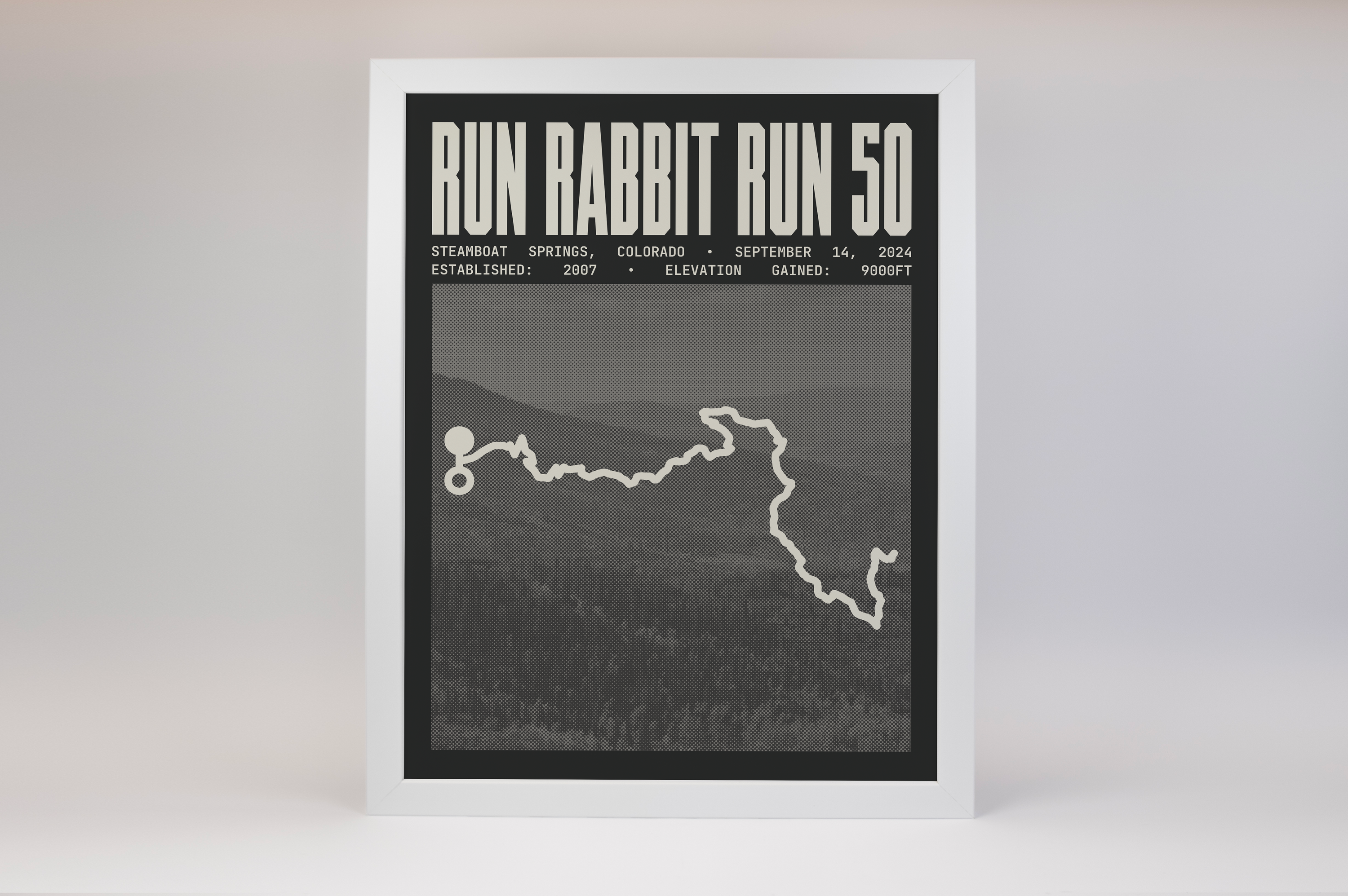 Run Rabbit Run 50 Endurance Run Poster