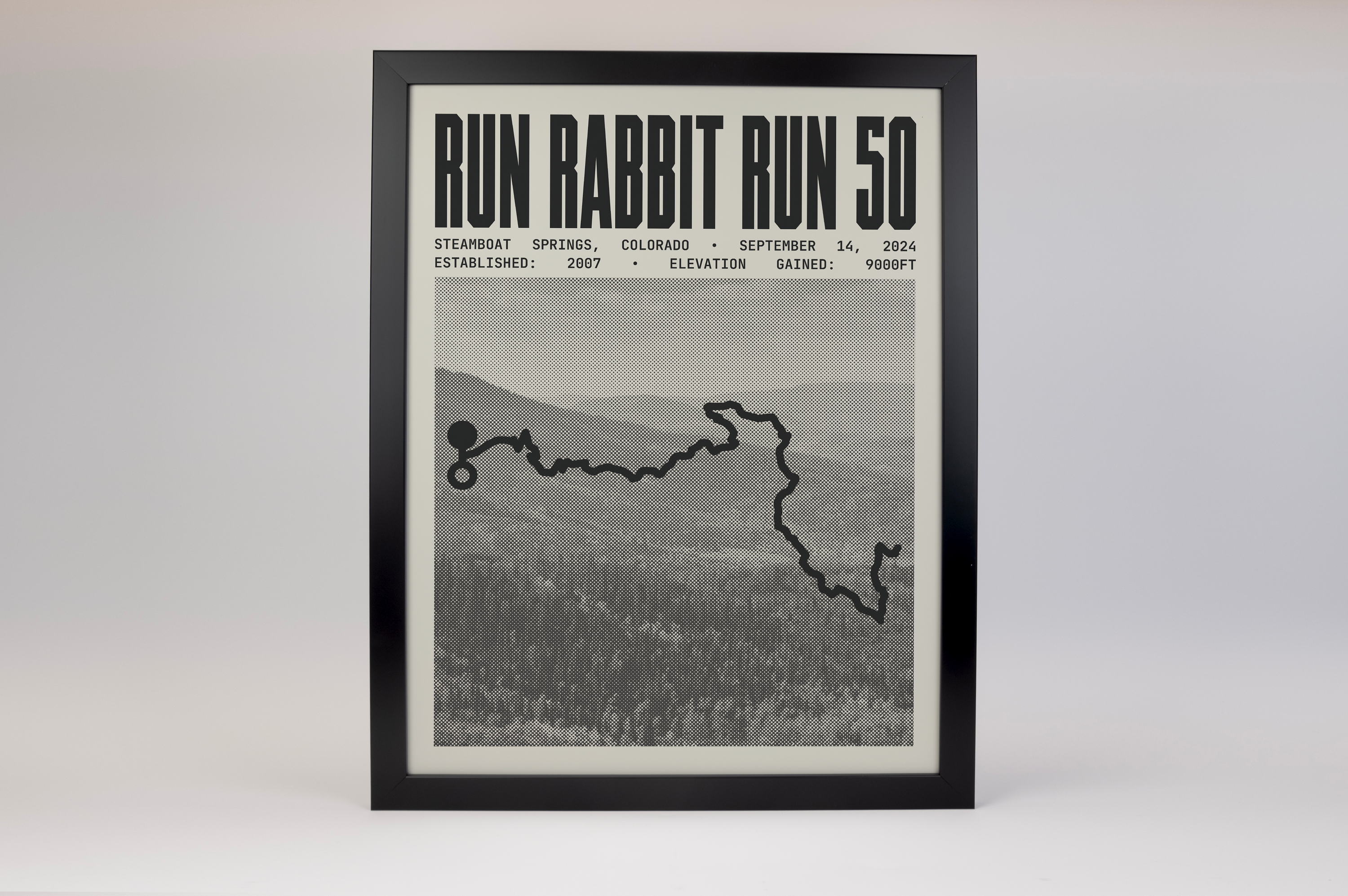 Run Rabbit Run 50 Endurance Run Poster