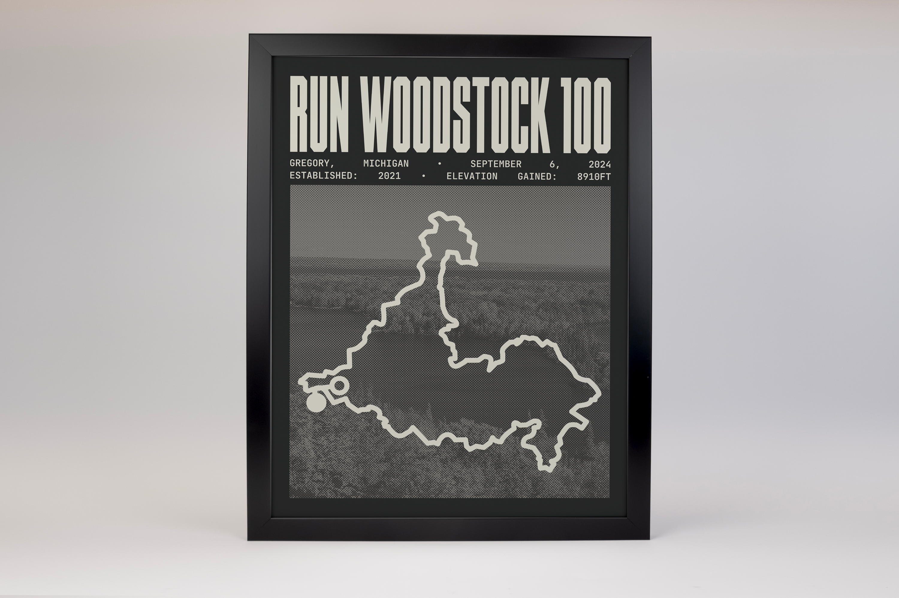 Run Woodstock 100 Mile Endurance Run Poster