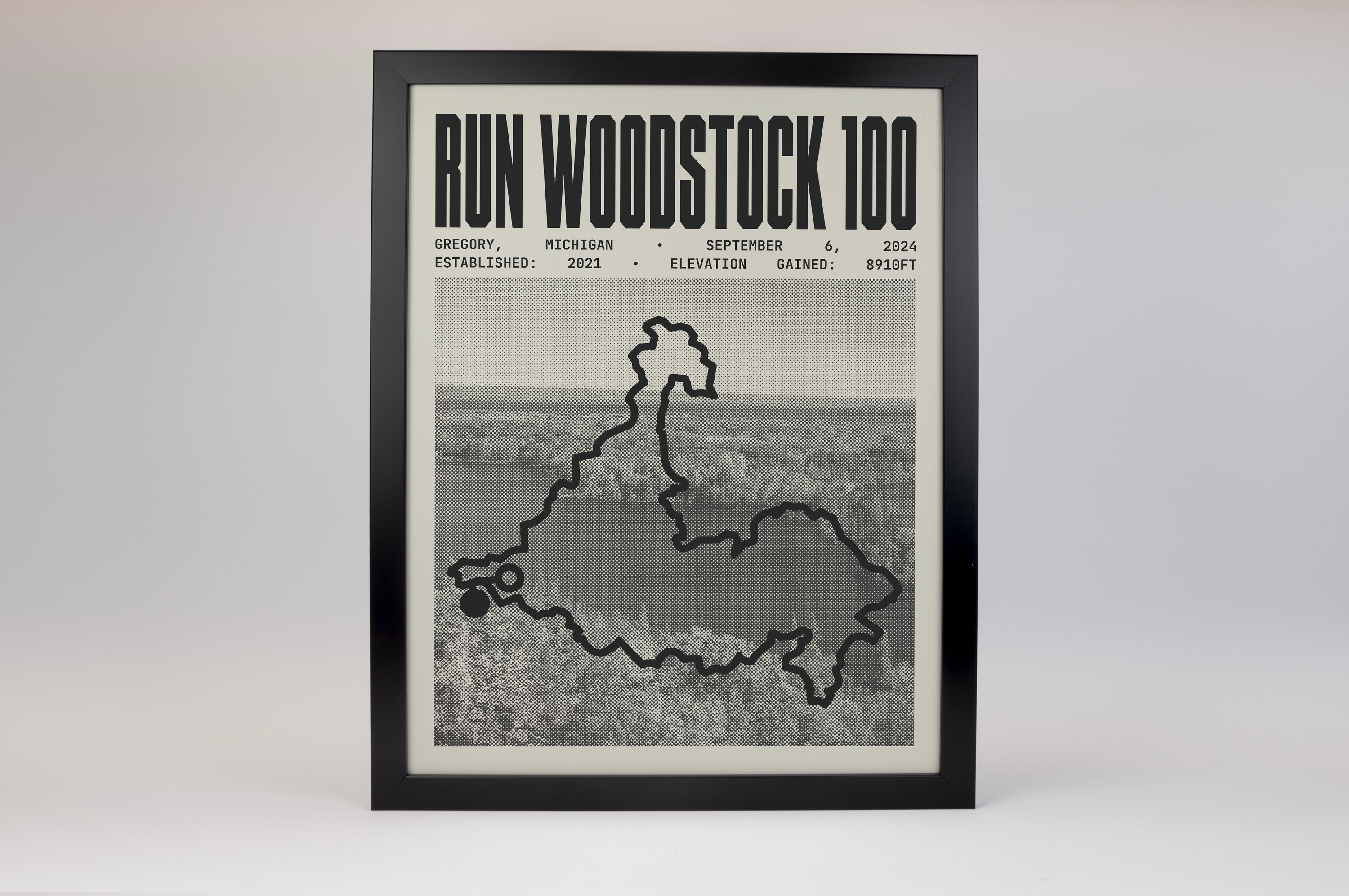 Run Woodstock 100 Mile Endurance Run Poster