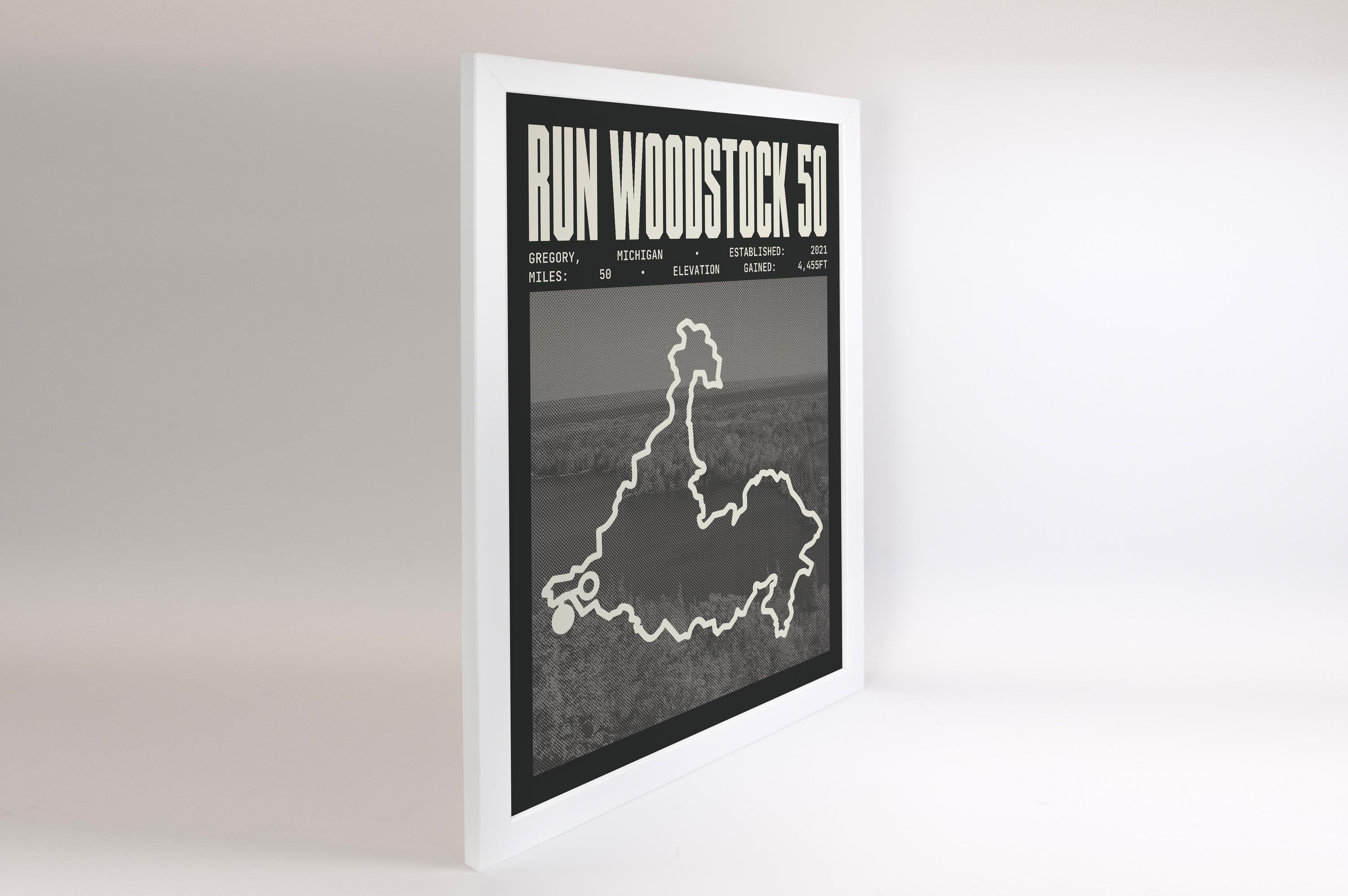 Run Woodstock 50 Endurance Run Poster