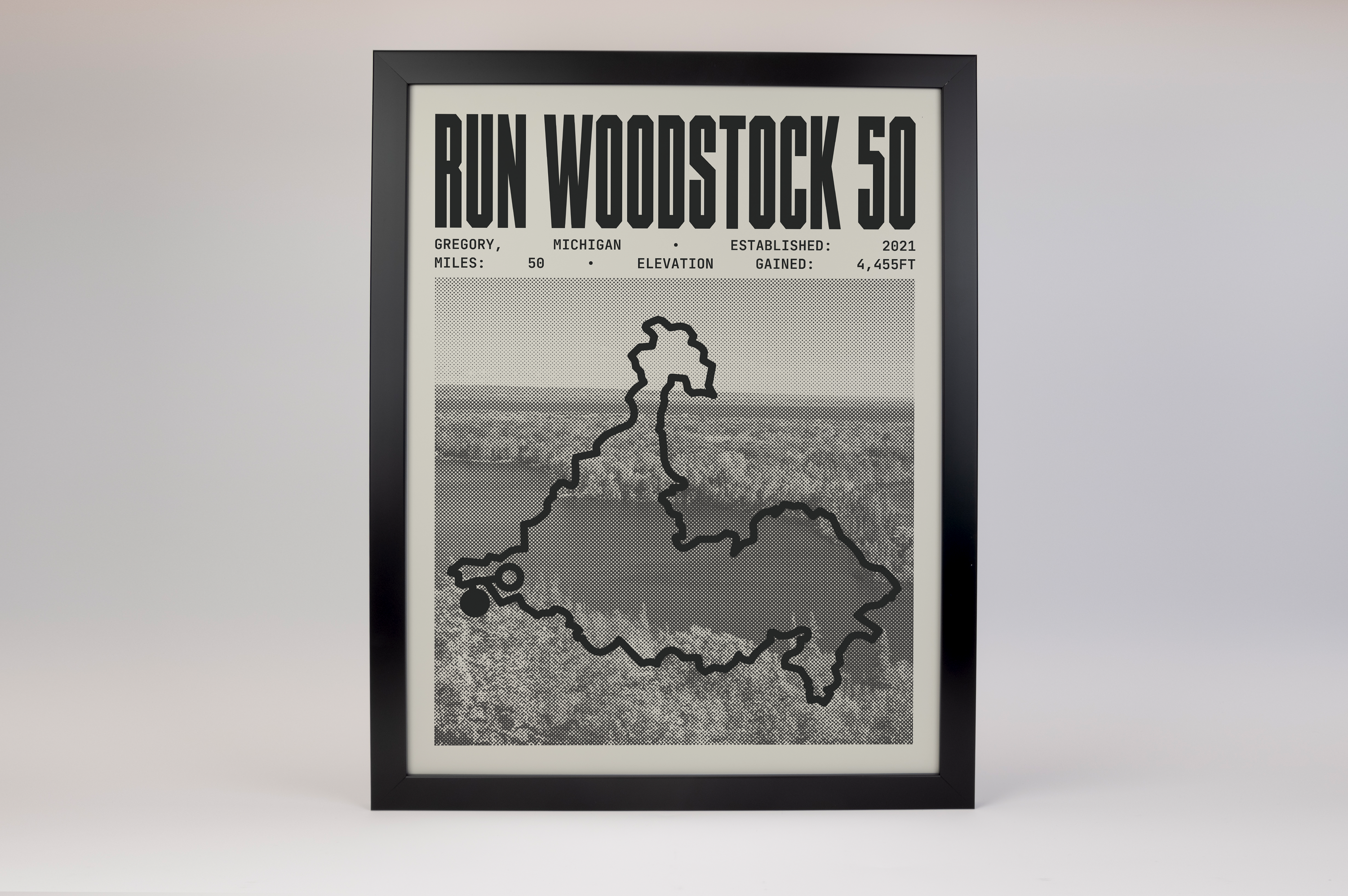 Run Woodstock 50 Endurance Run Poster