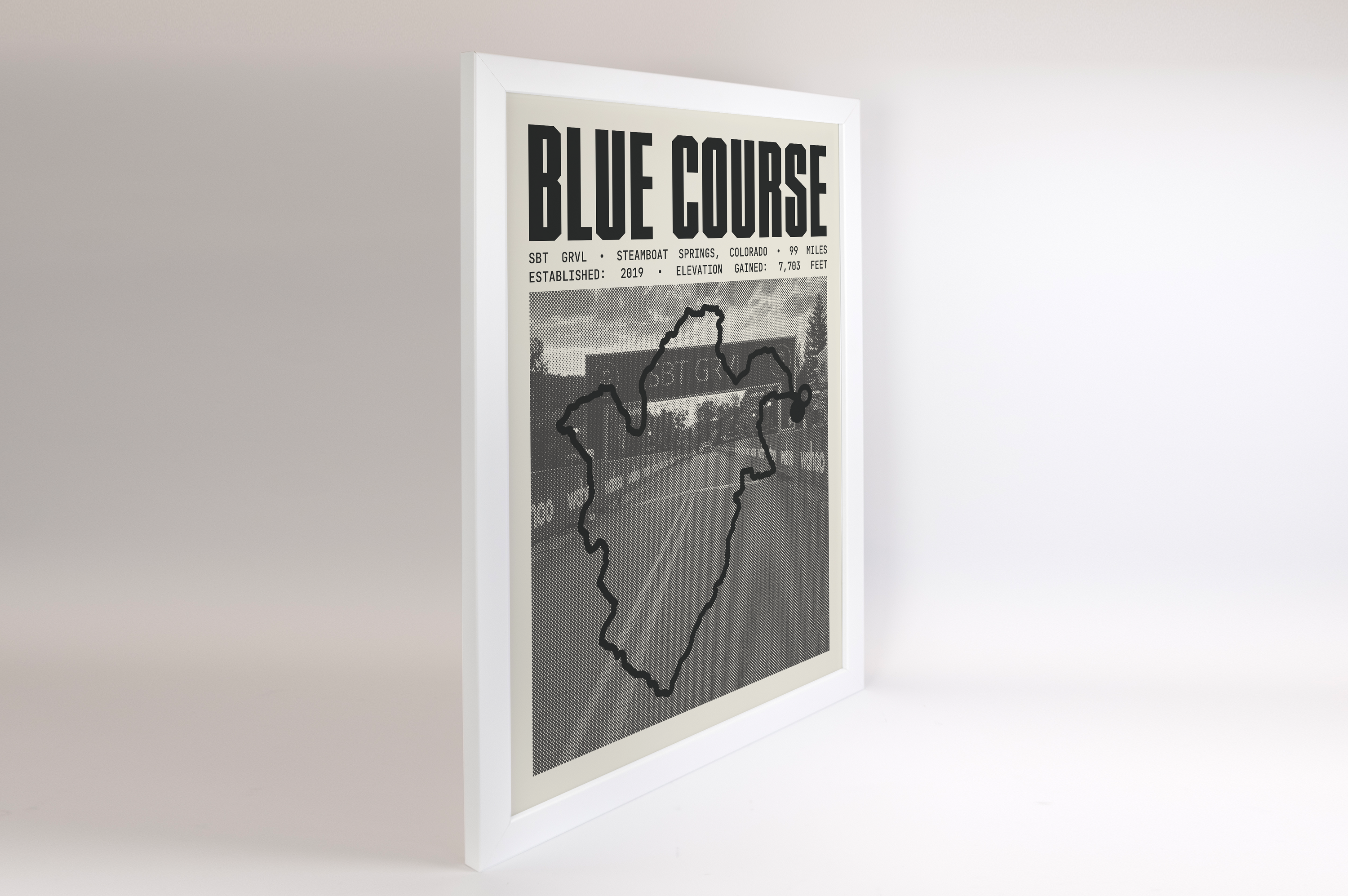 SBT GRVL - Blue Course Poster