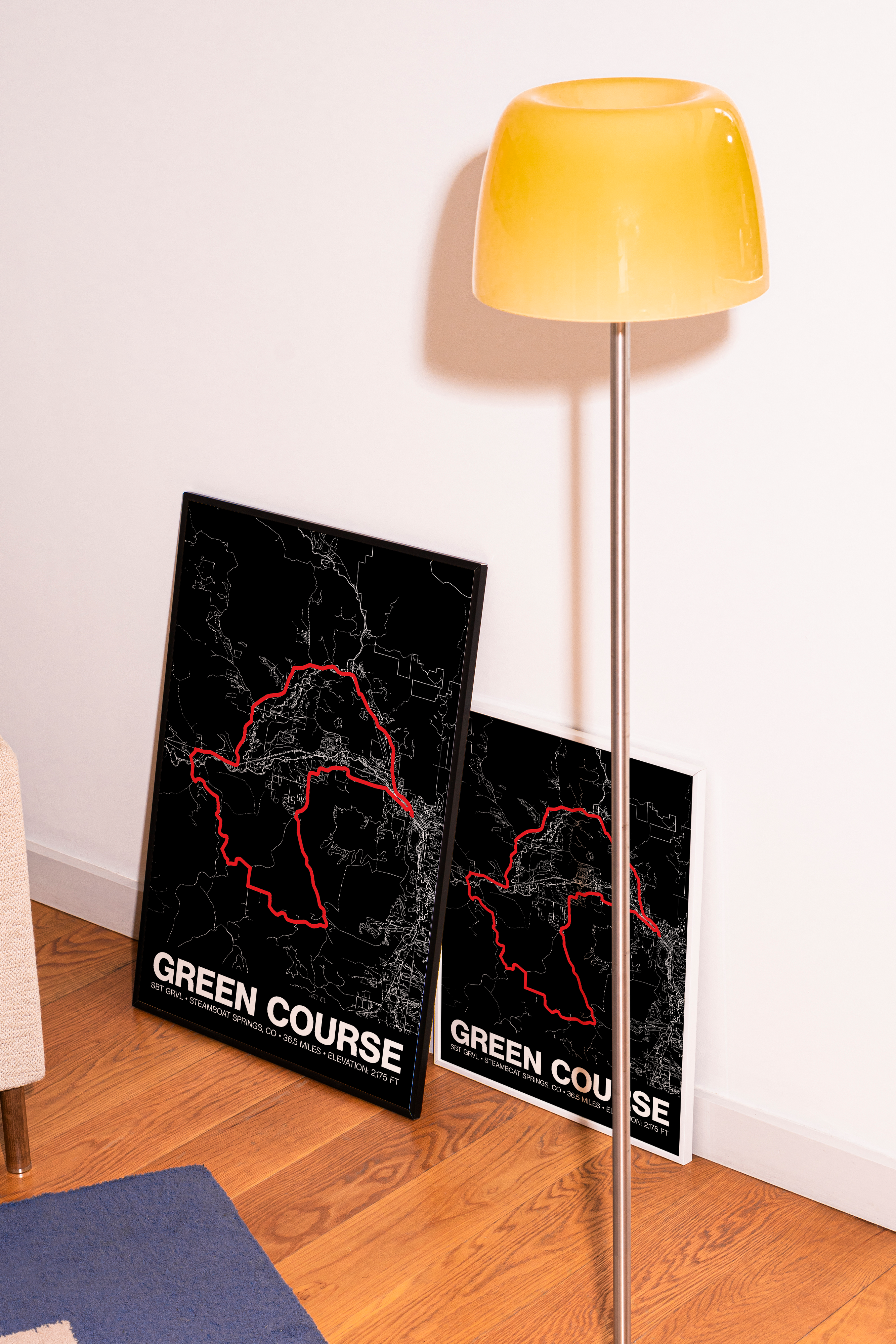 SBT GRVL Green Course Poster - Grid Style