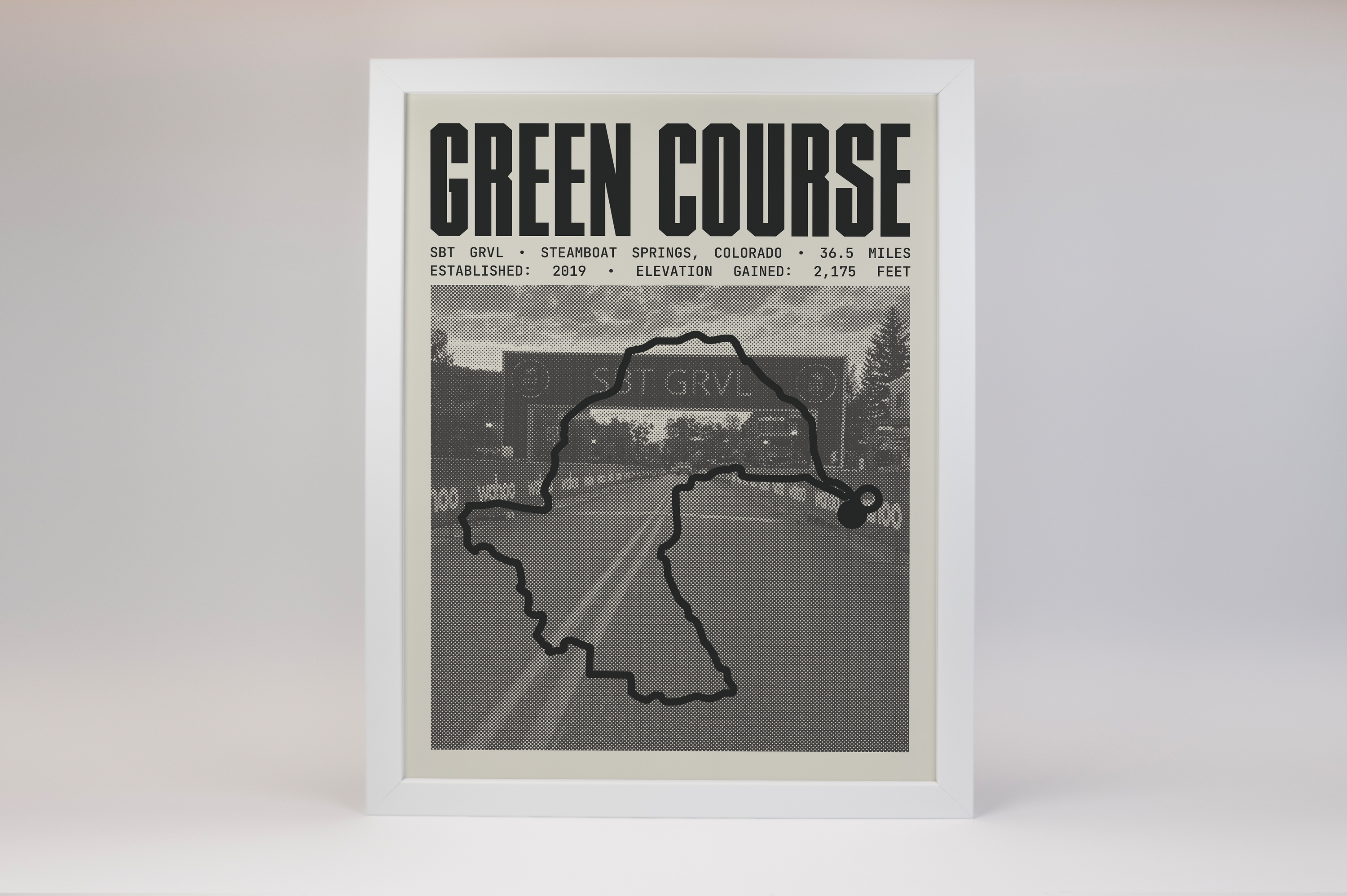 SBT GRVL - Green Course Poster
