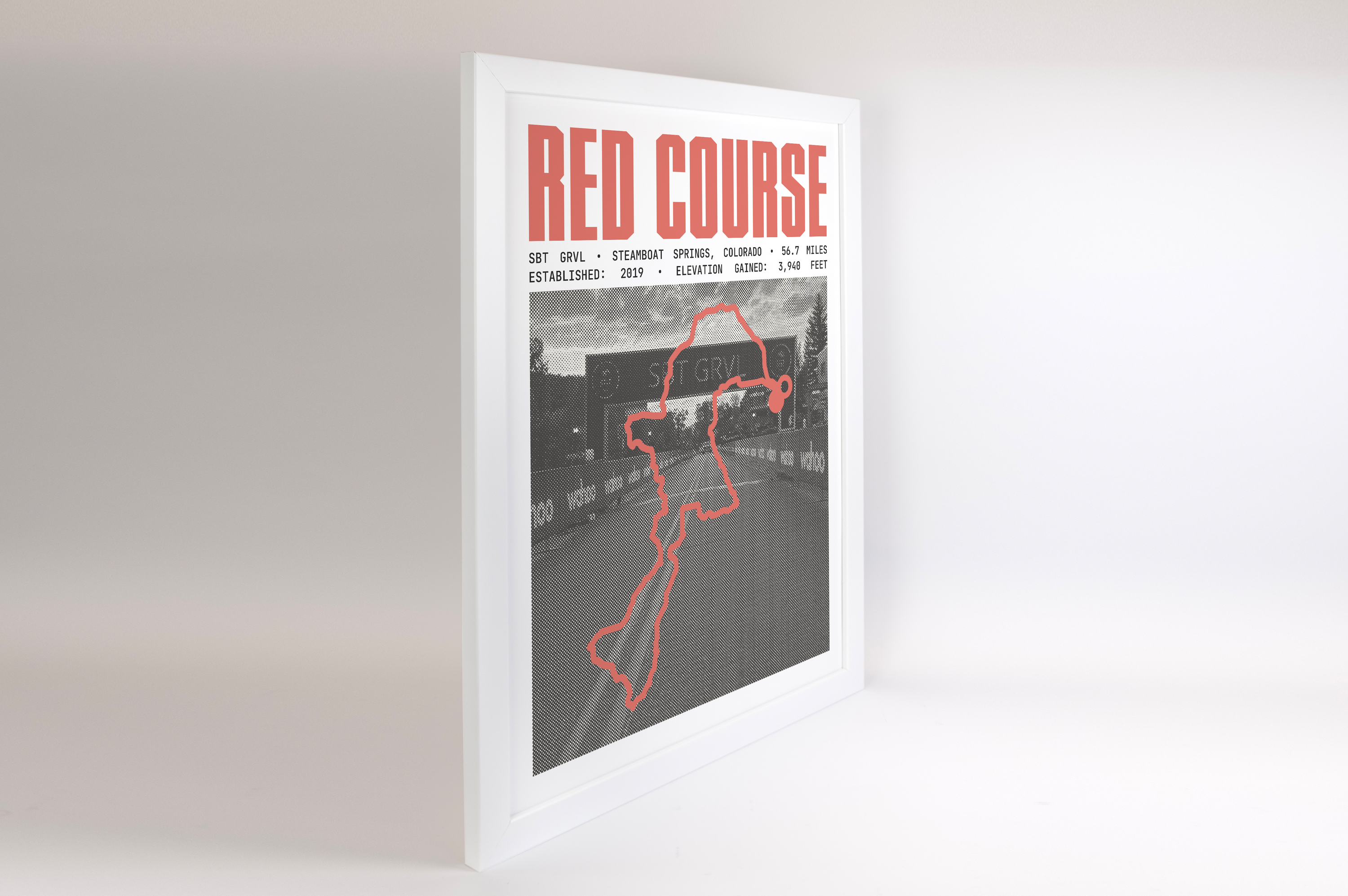 SBT GRVL - Red Course Poster