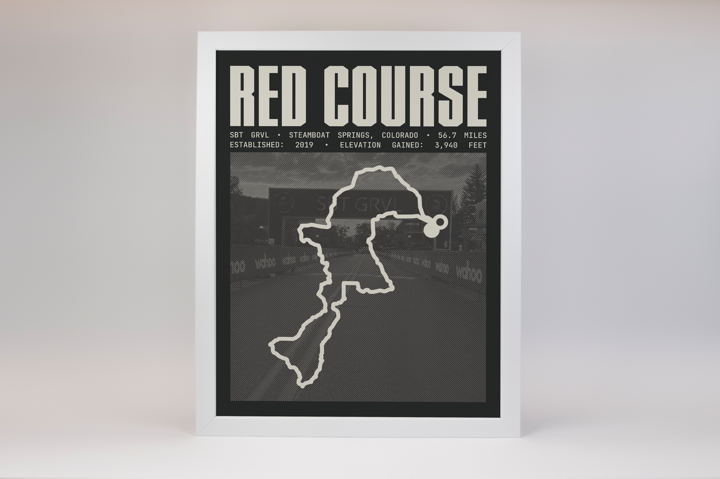 SBT GRVL - Red Course Poster
