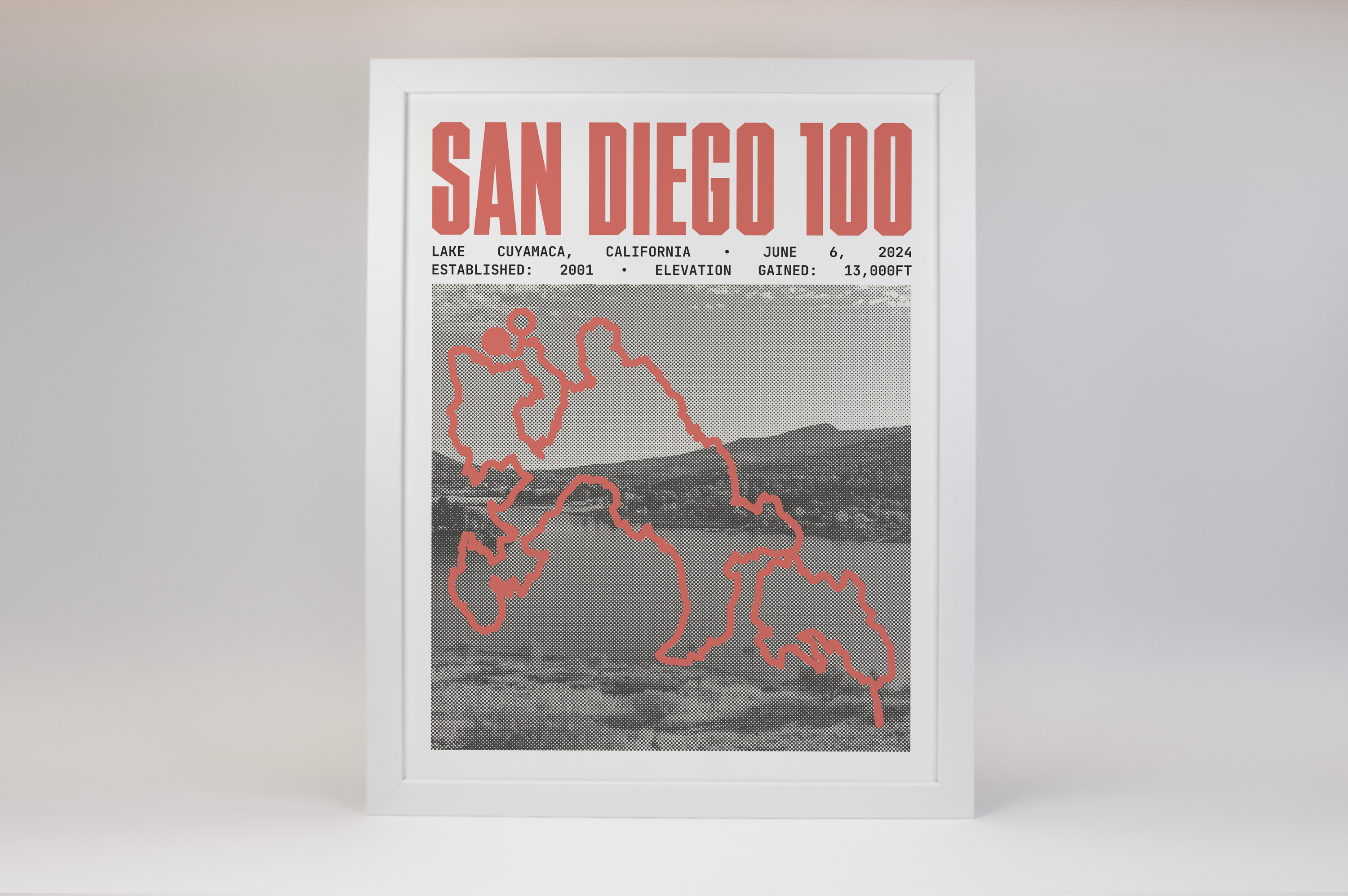 San Diego 100 Endurance Run Poster