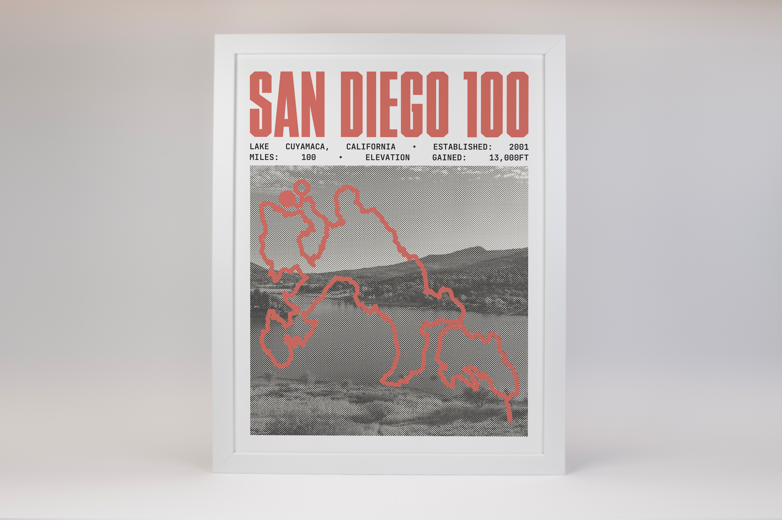 San Diego 100 Endurance Run Poster