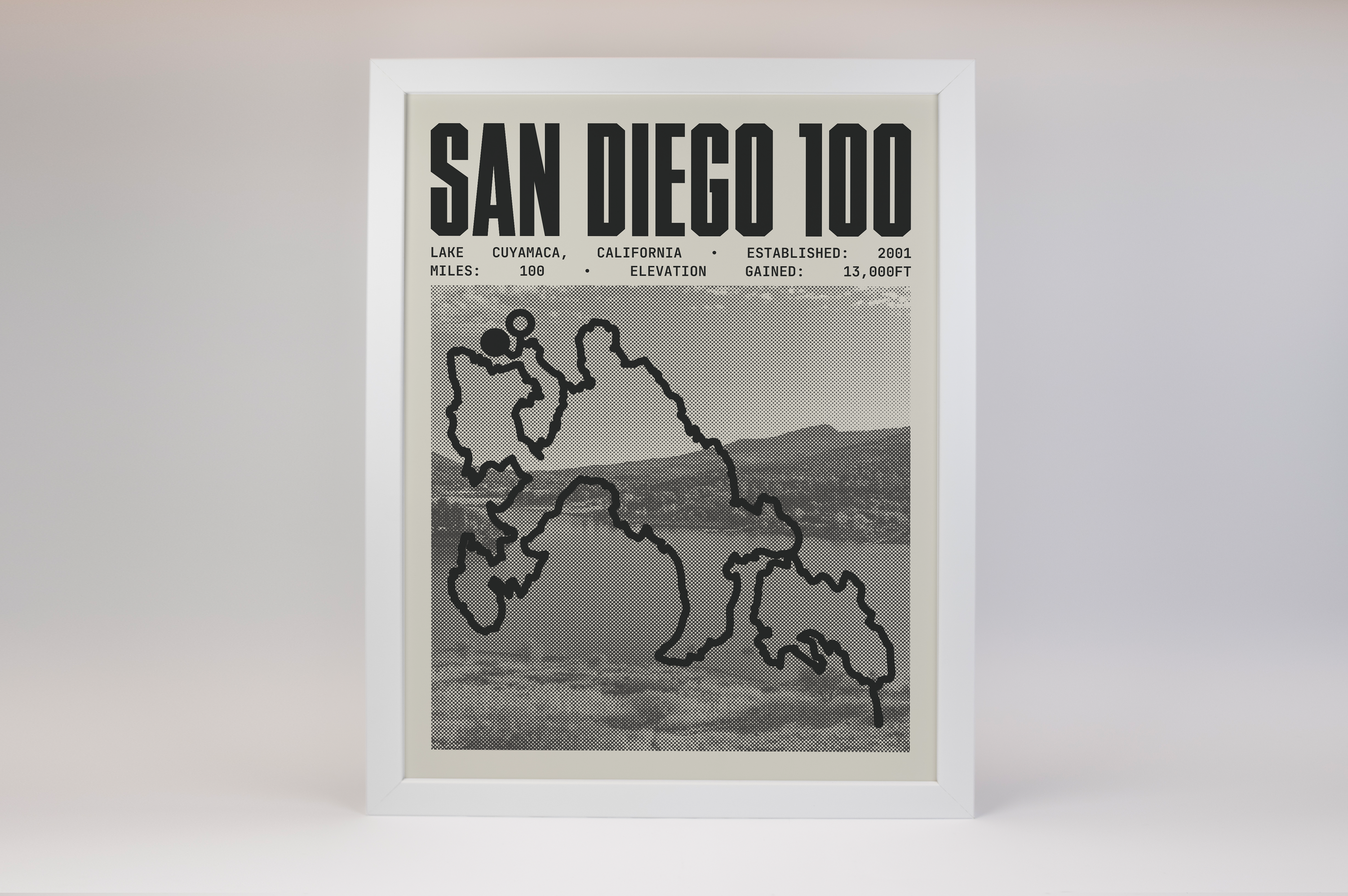 San Diego 100 Endurance Run Poster