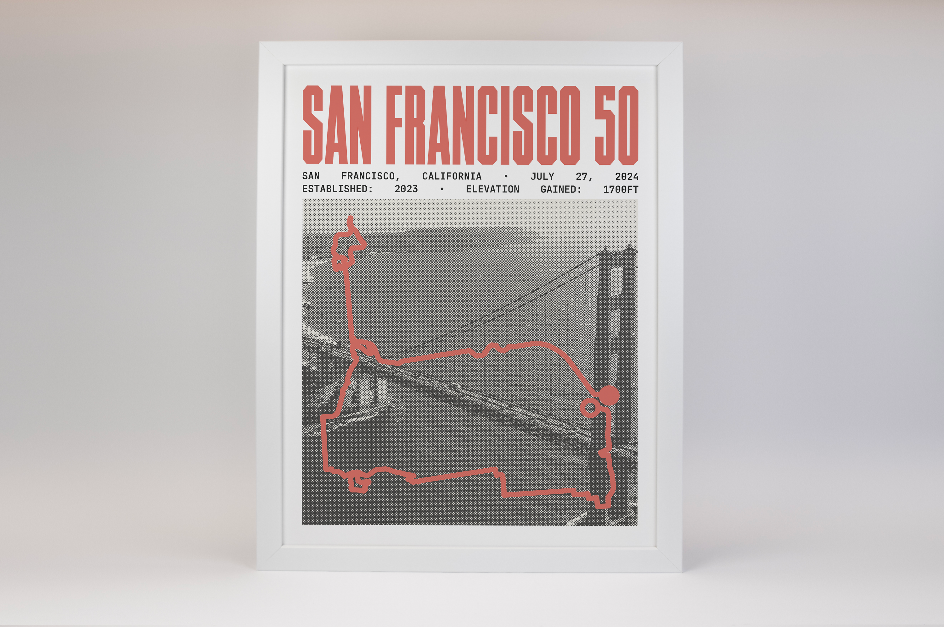 San Francisco 50 Endurance Run Poster