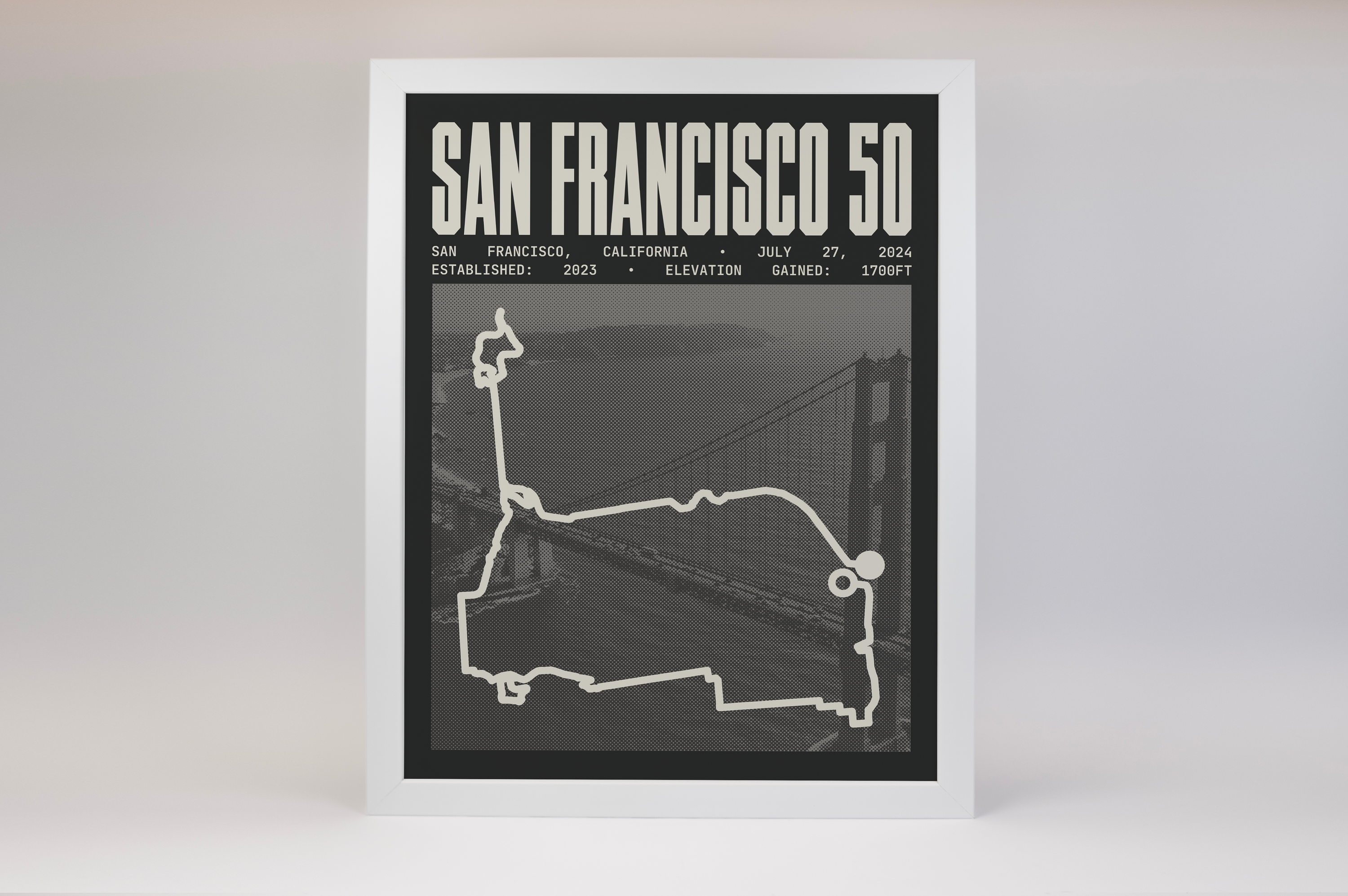 San Francisco 50 Endurance Run Poster