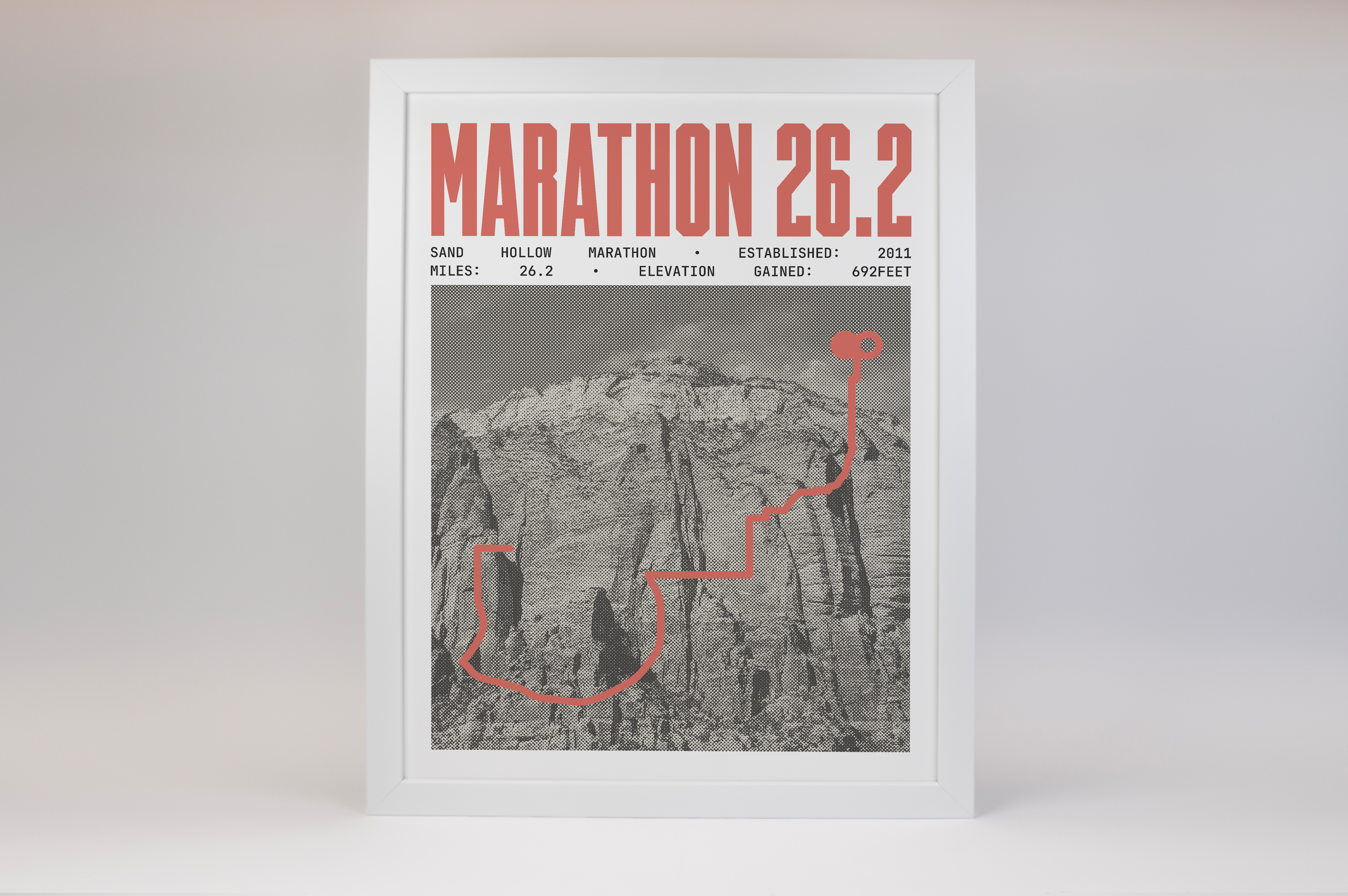 Sand Hollow Marathon Poster