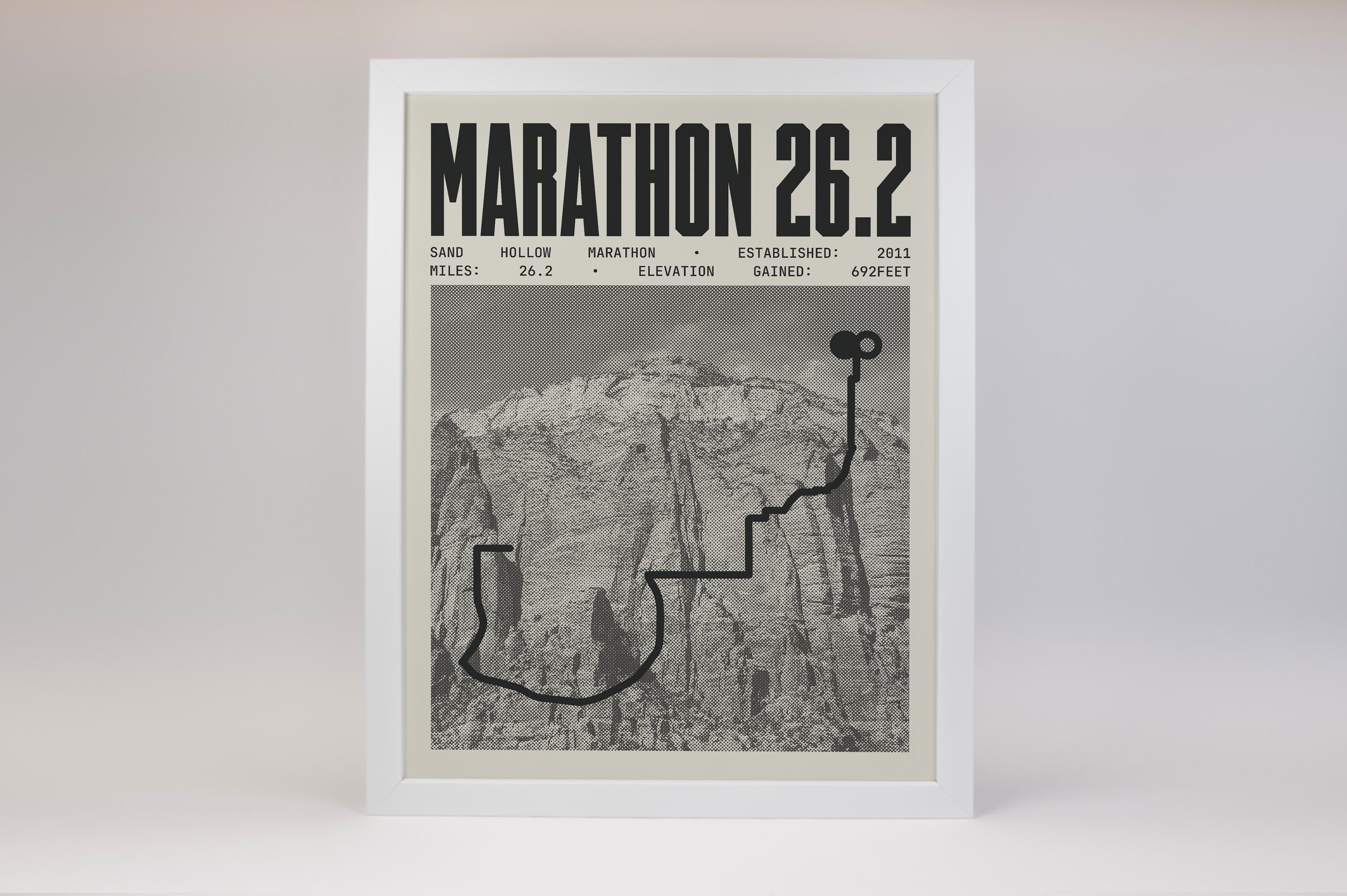 Sand Hollow Marathon Poster