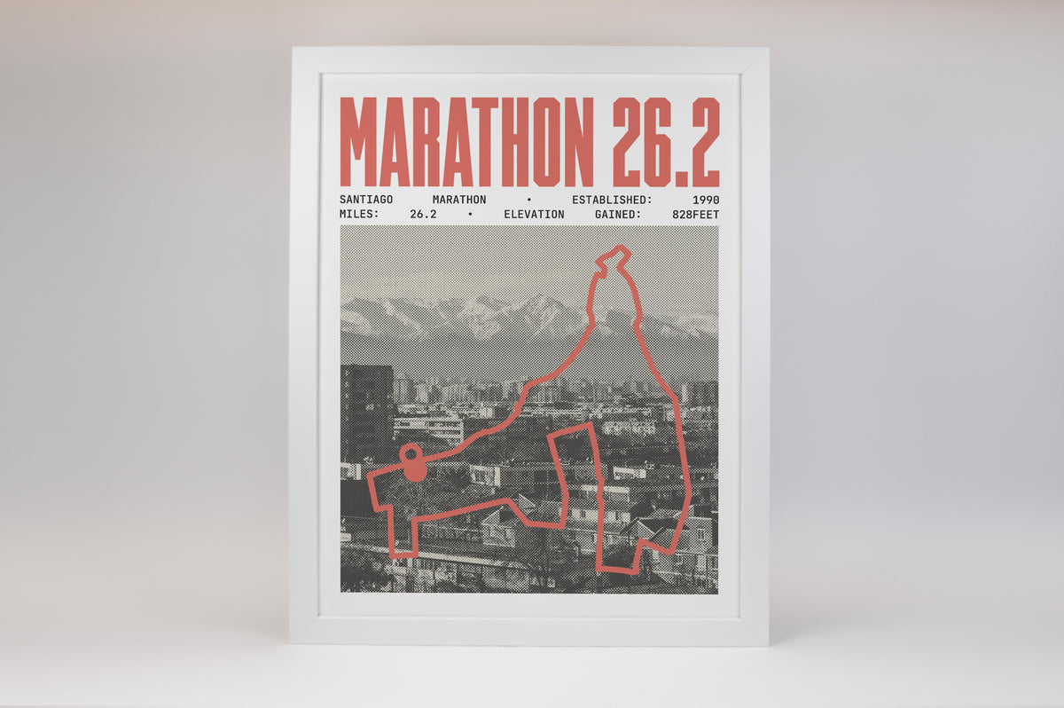 Santiago Marathon Poster