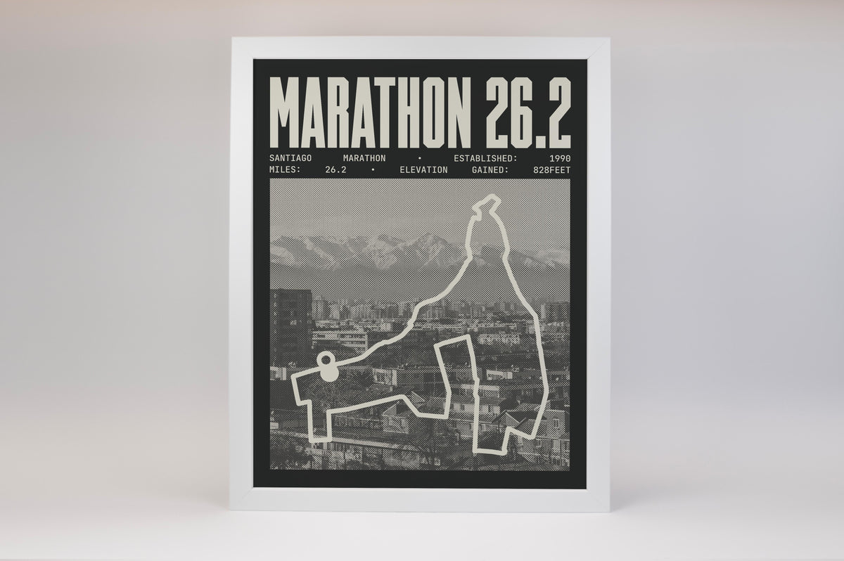 Santiago Marathon Poster